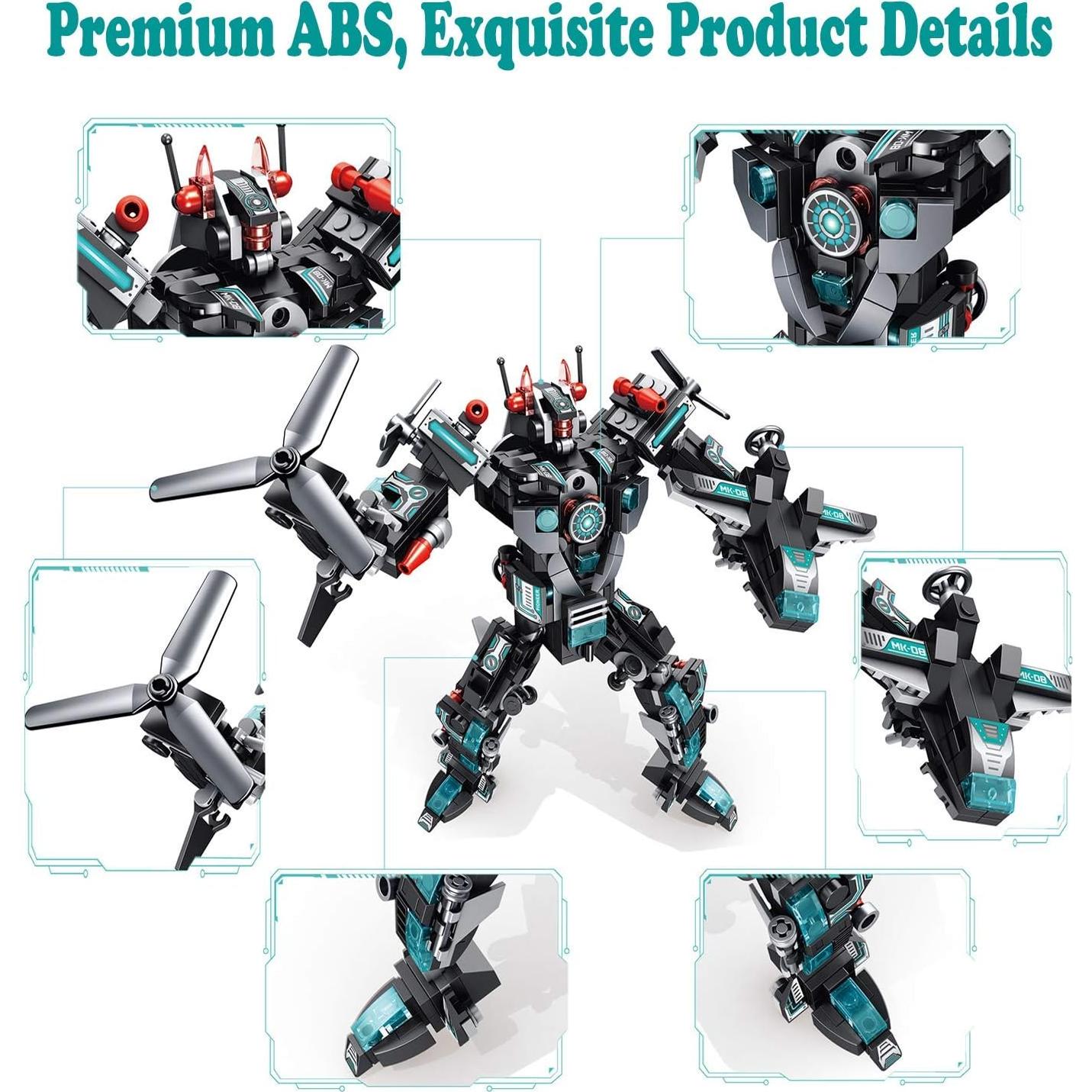 Kit de Construcción de Robots MOONTOY 577 Piezas STEM 24 en 1