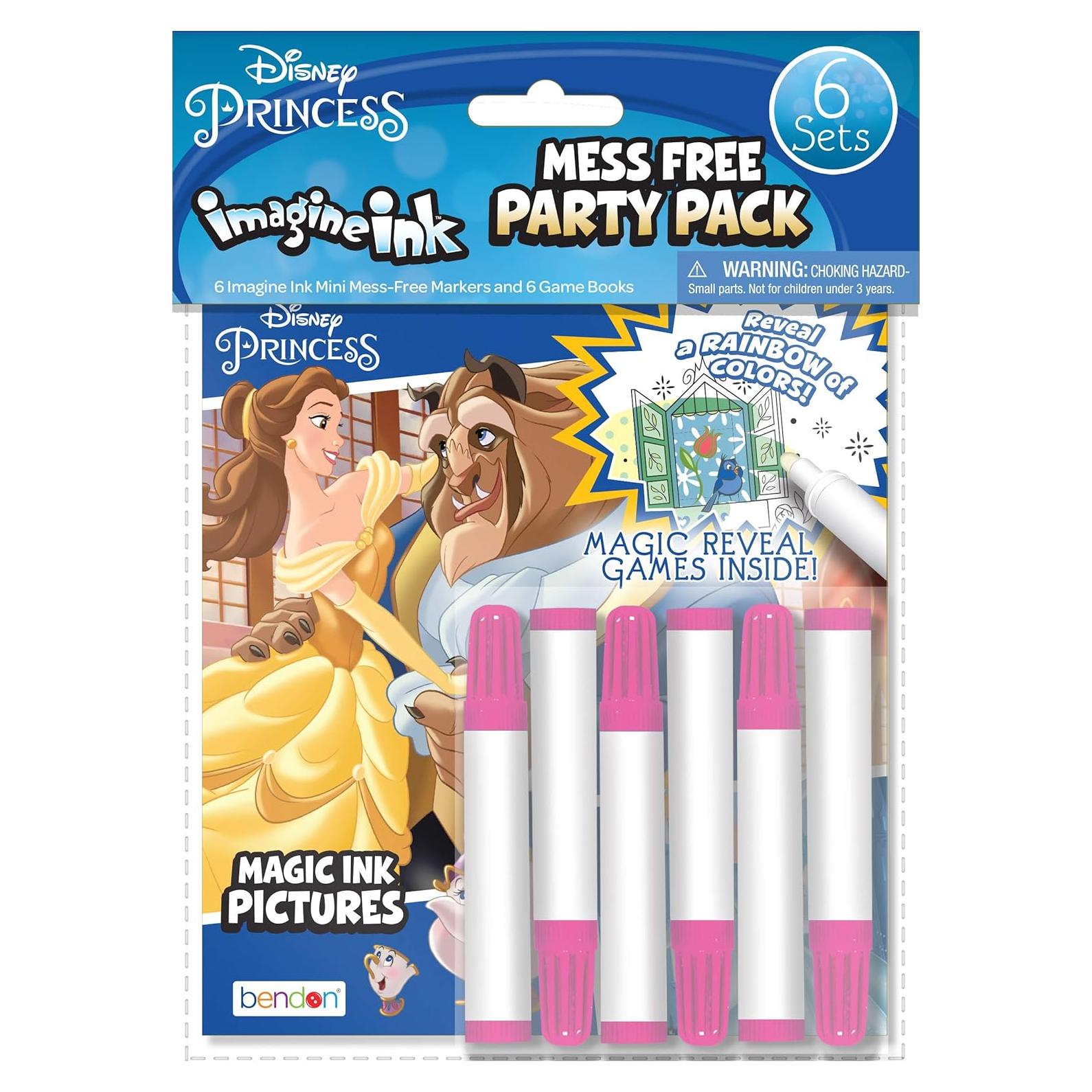 Bendon Libro para Colorear Disney Princess 6-Pack