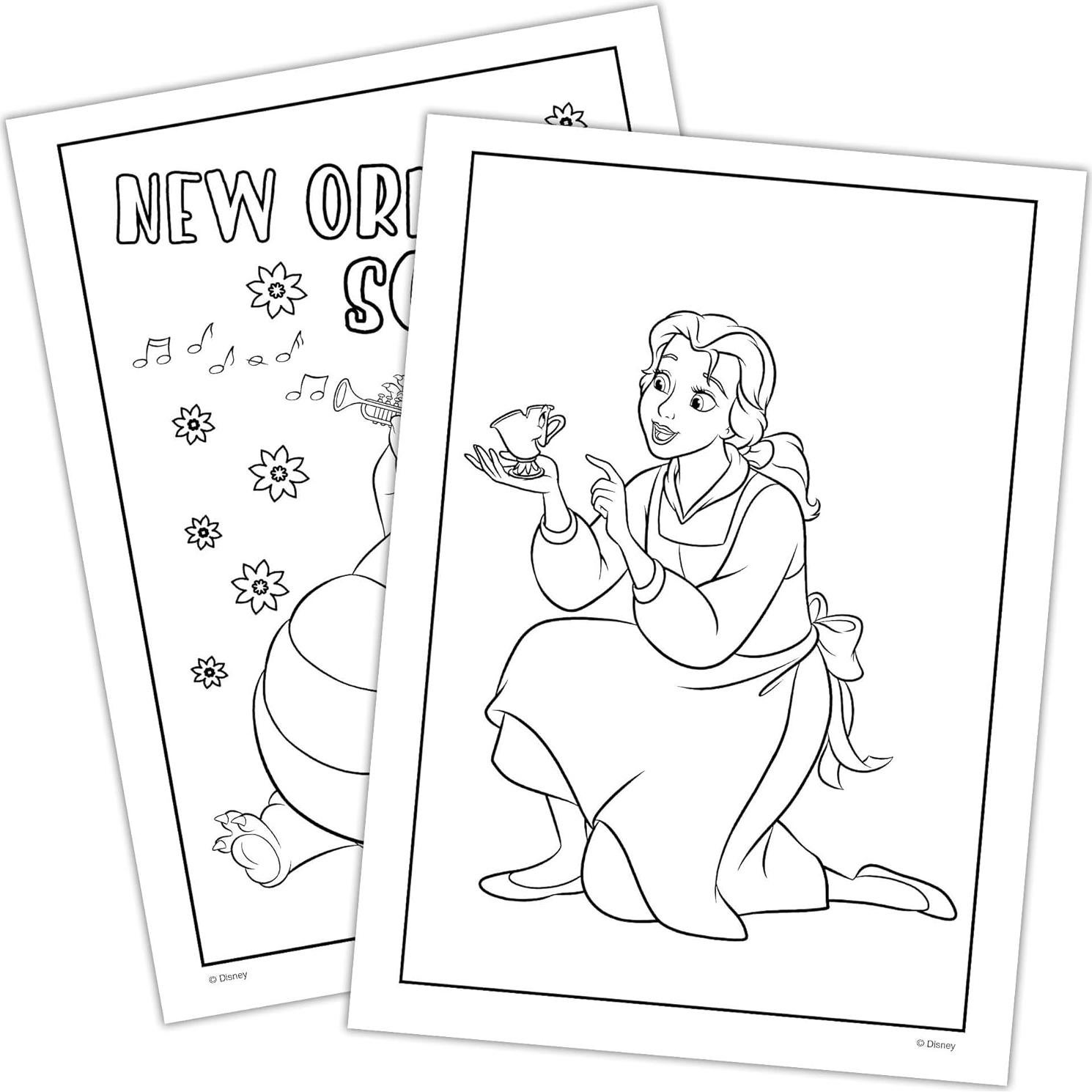 Bendon Libro para Colorear Disney Princess 6-Pack