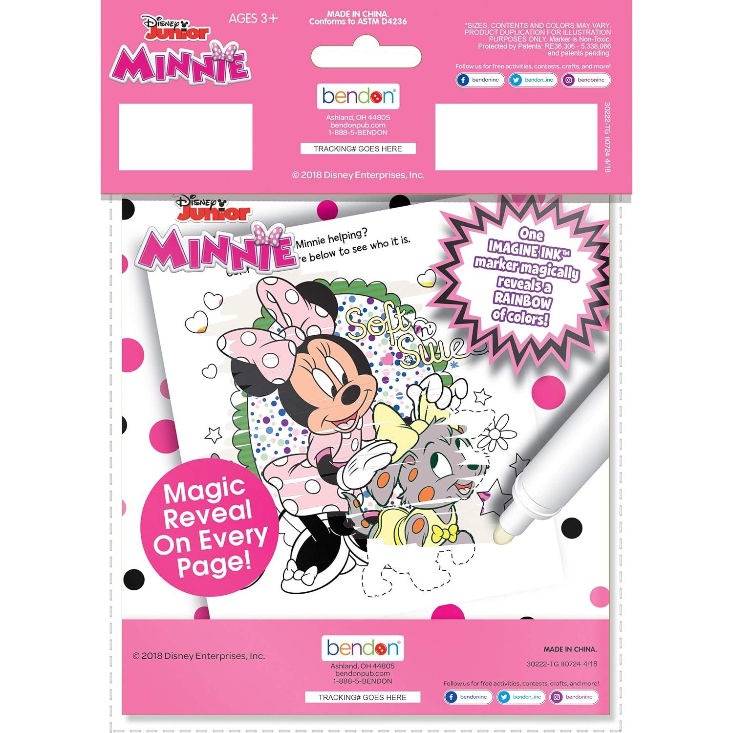 Libro para Colorear Bendon Imagine Ink Minnie Mouse 6-Pack