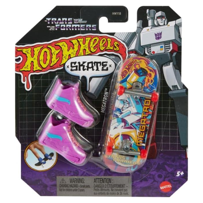Patineta de Dedo Hot Wheels Transformers Megatron 17.8cm