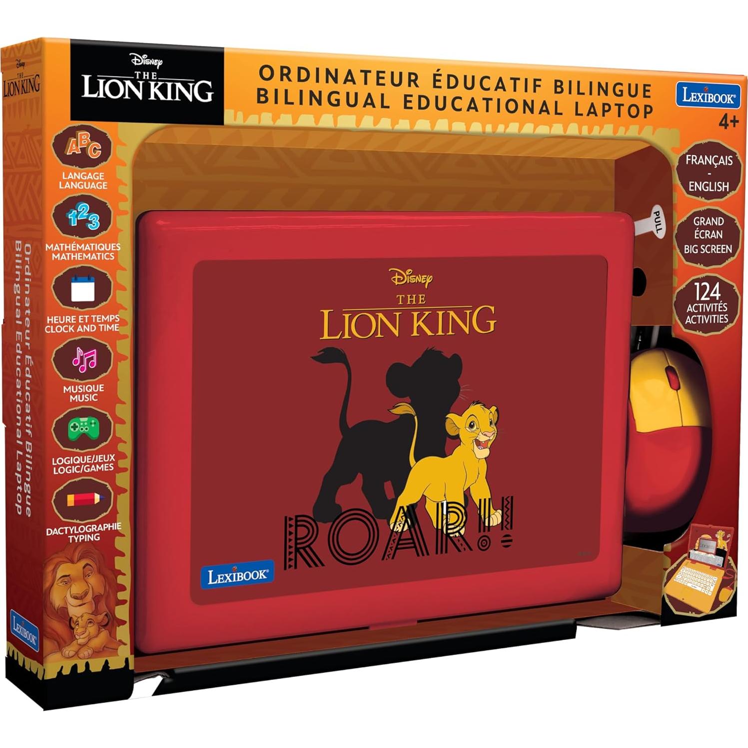 Computadora Educativa Lexibook El Rey León 124 Actividades