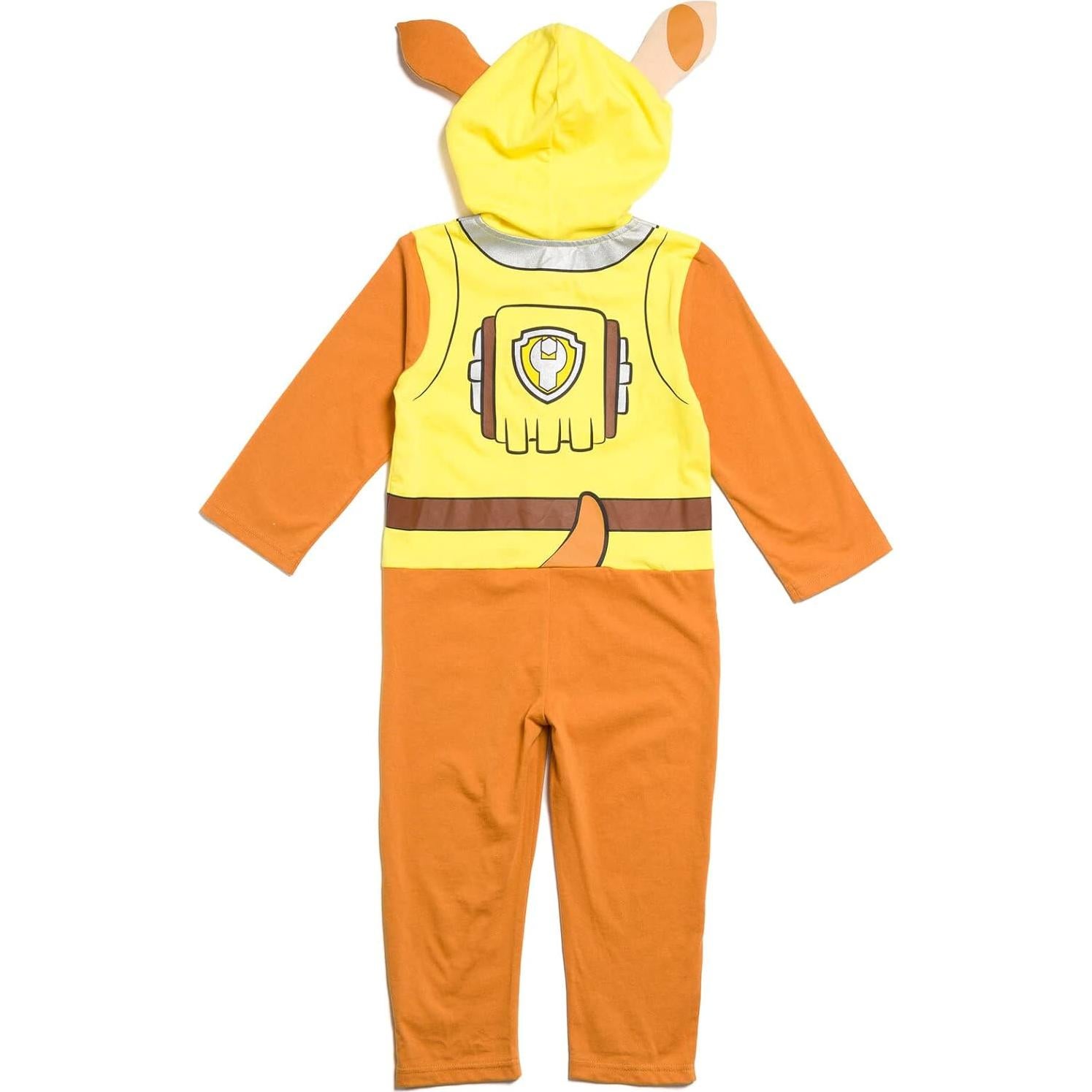 Mono Paw Patrol Rubble para Niños 5T Cosplay Infantil