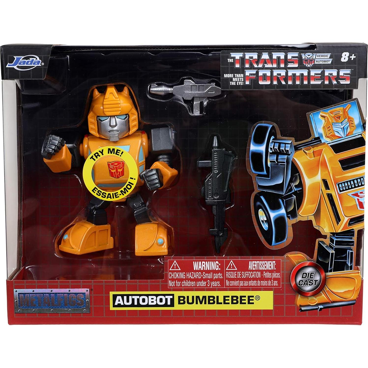 Figura Coleccionable Bumblebee Transformers G1 10 cm con Luz
