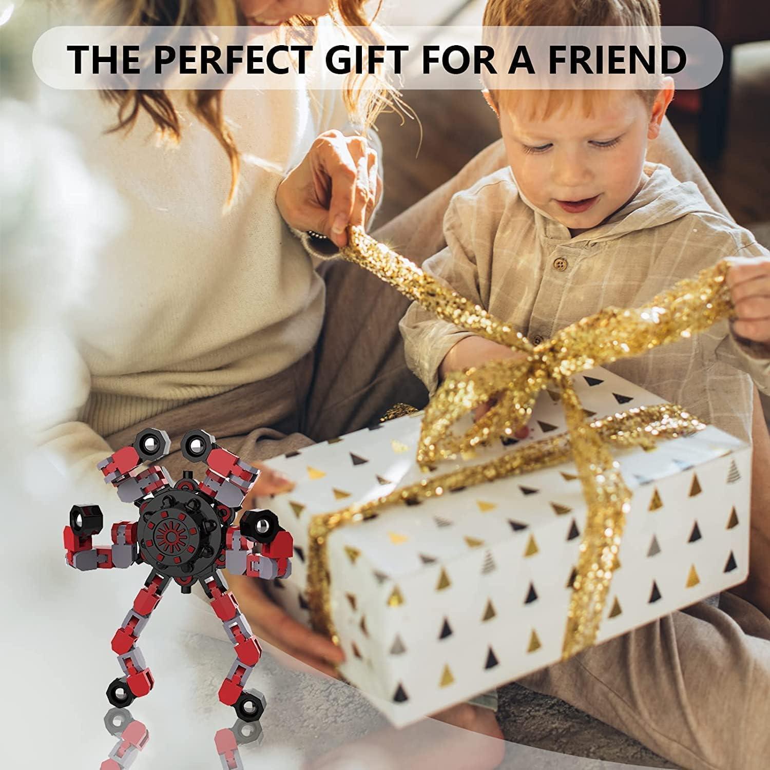 20 Piezas Juguetes Spinners Antiestrés DUBANJOWE Robot Transformable