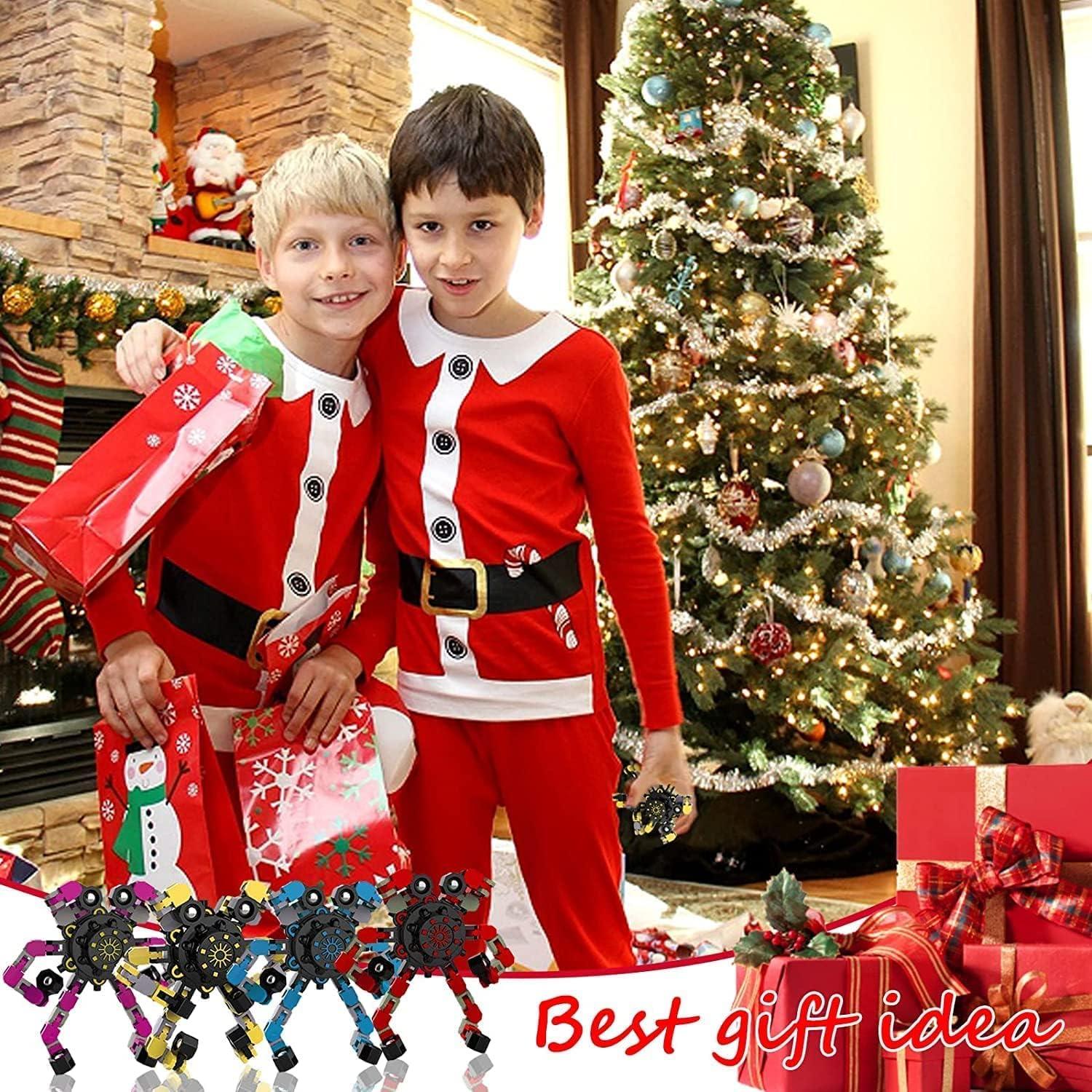 20 Piezas Juguetes Spinners Antiestrés DUBANJOWE Robot Transformable