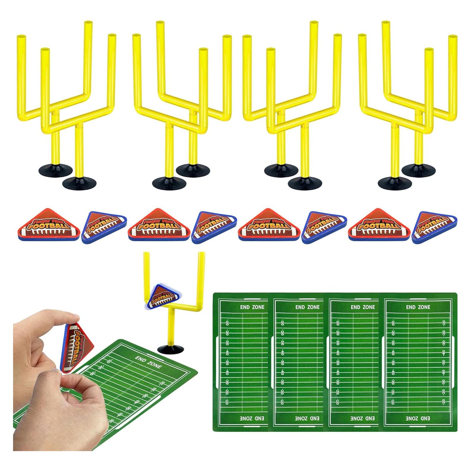 Juego de Fútbol Mini Flick Amarillo XIPEGPA con 20 Piezas