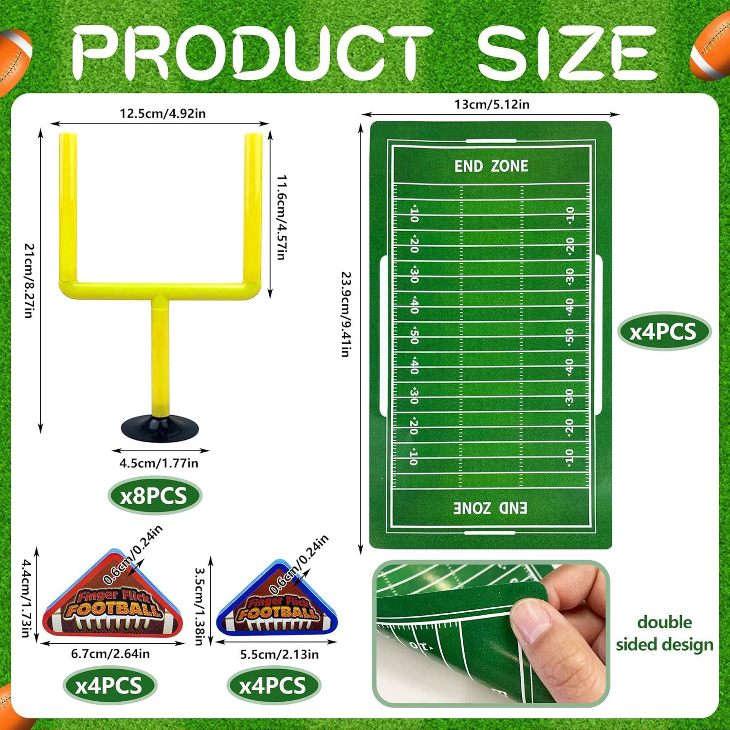 Juego de Fútbol Mini Flick Amarillo XIPEGPA con 20 Piezas