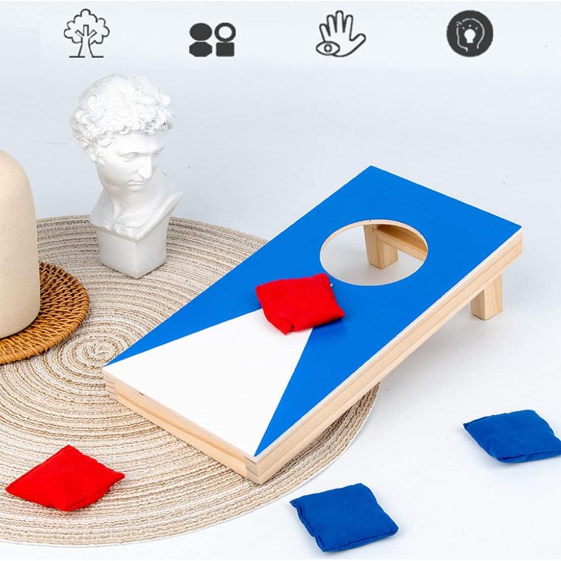 Juego de Cornhole Portátil DBlosp con Tableros de Madera