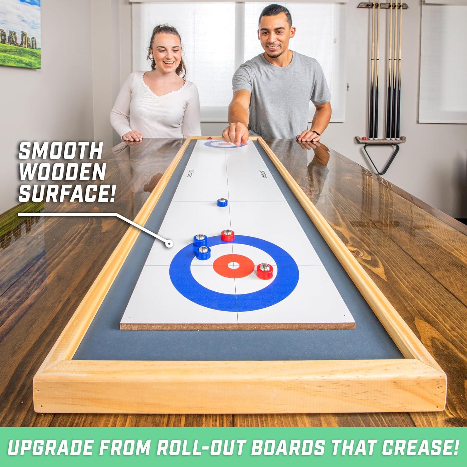 GoSports Mesa 2 en 1 Shuffleboard y Curling 113 cm