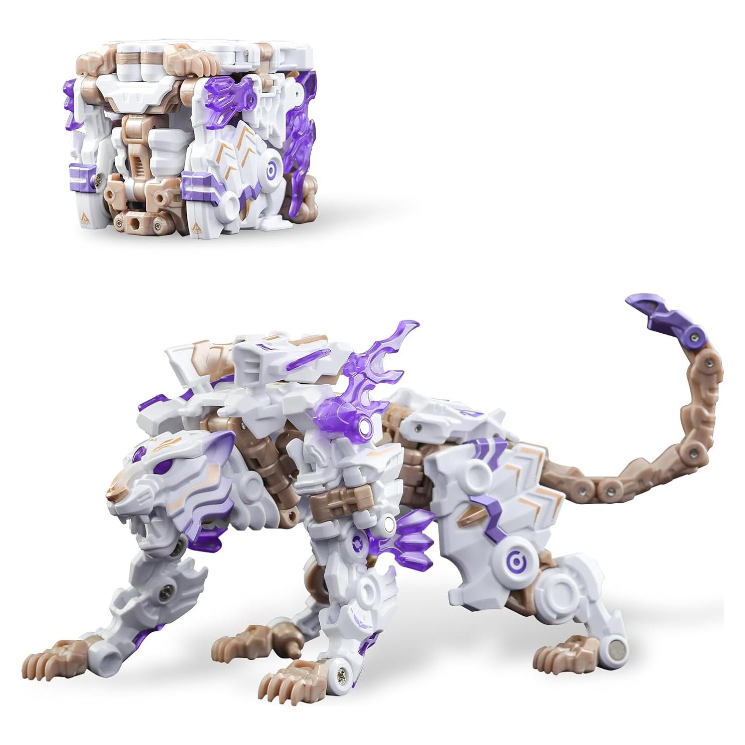 52TOYS Caja Infinita IB-03 Tigre Blanco Juguete Transformable