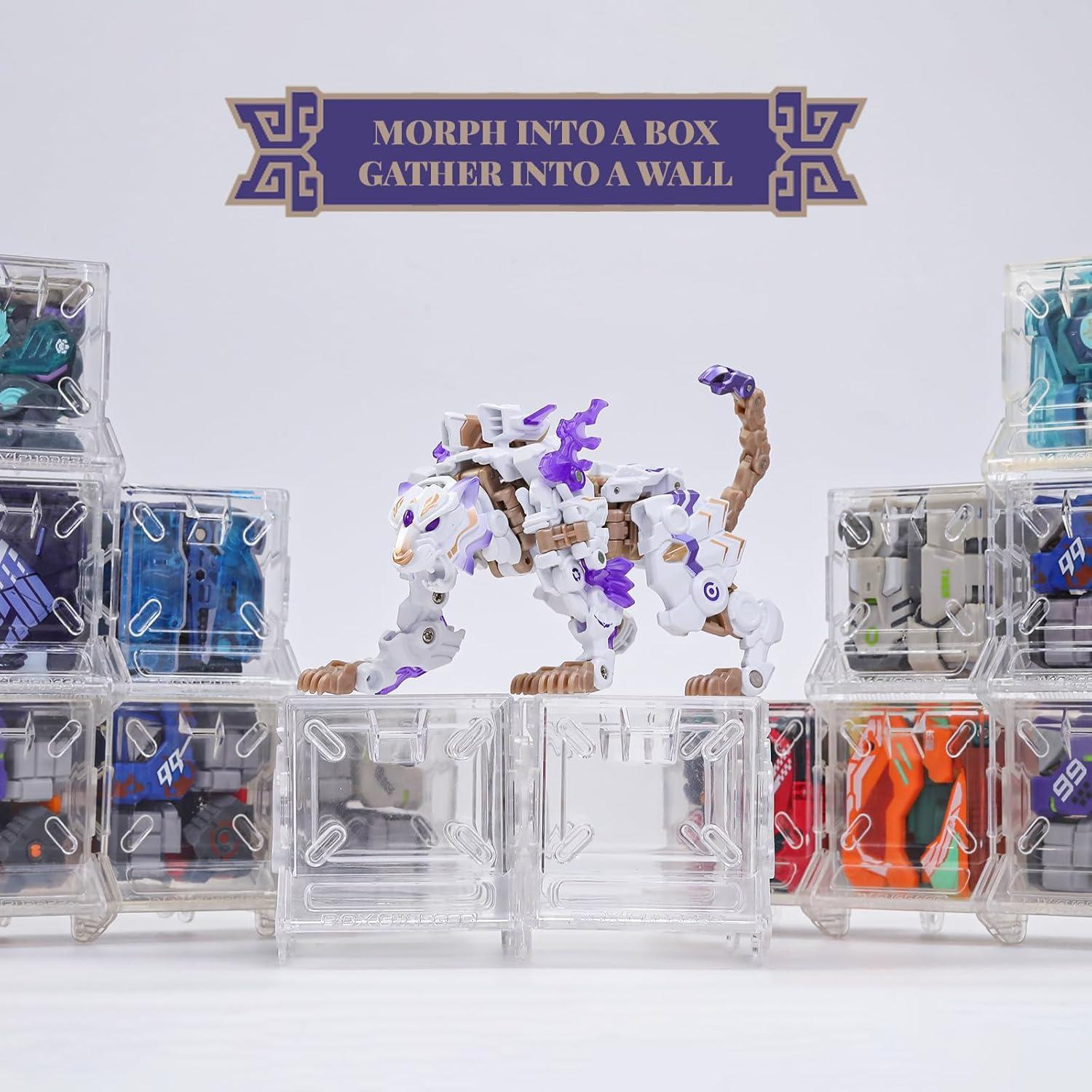 52TOYS Caja Infinita IB-03 Tigre Blanco Juguete Transformable