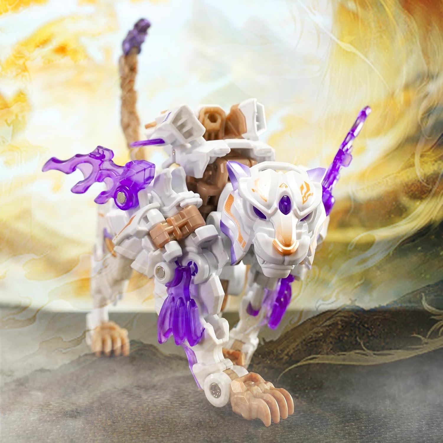 52TOYS Caja Infinita IB-03 Tigre Blanco Juguete Transformable