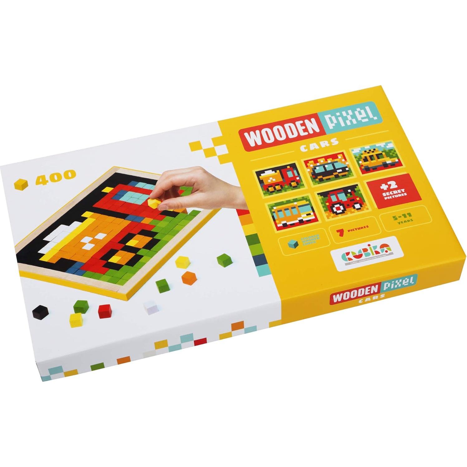 Mosaico de Coches de Madera Cubika Wise Elk 400 Piezas