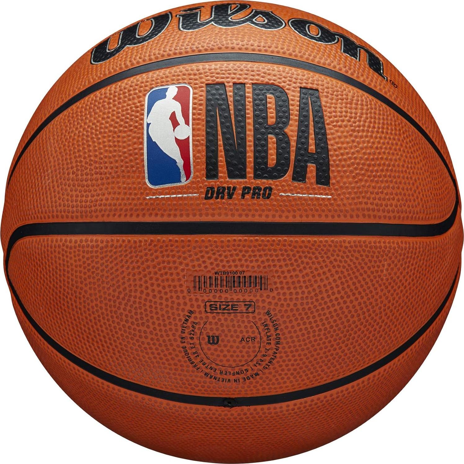 Balón de Baloncesto Wilson NBA DRV Tamaño 4 Marrón