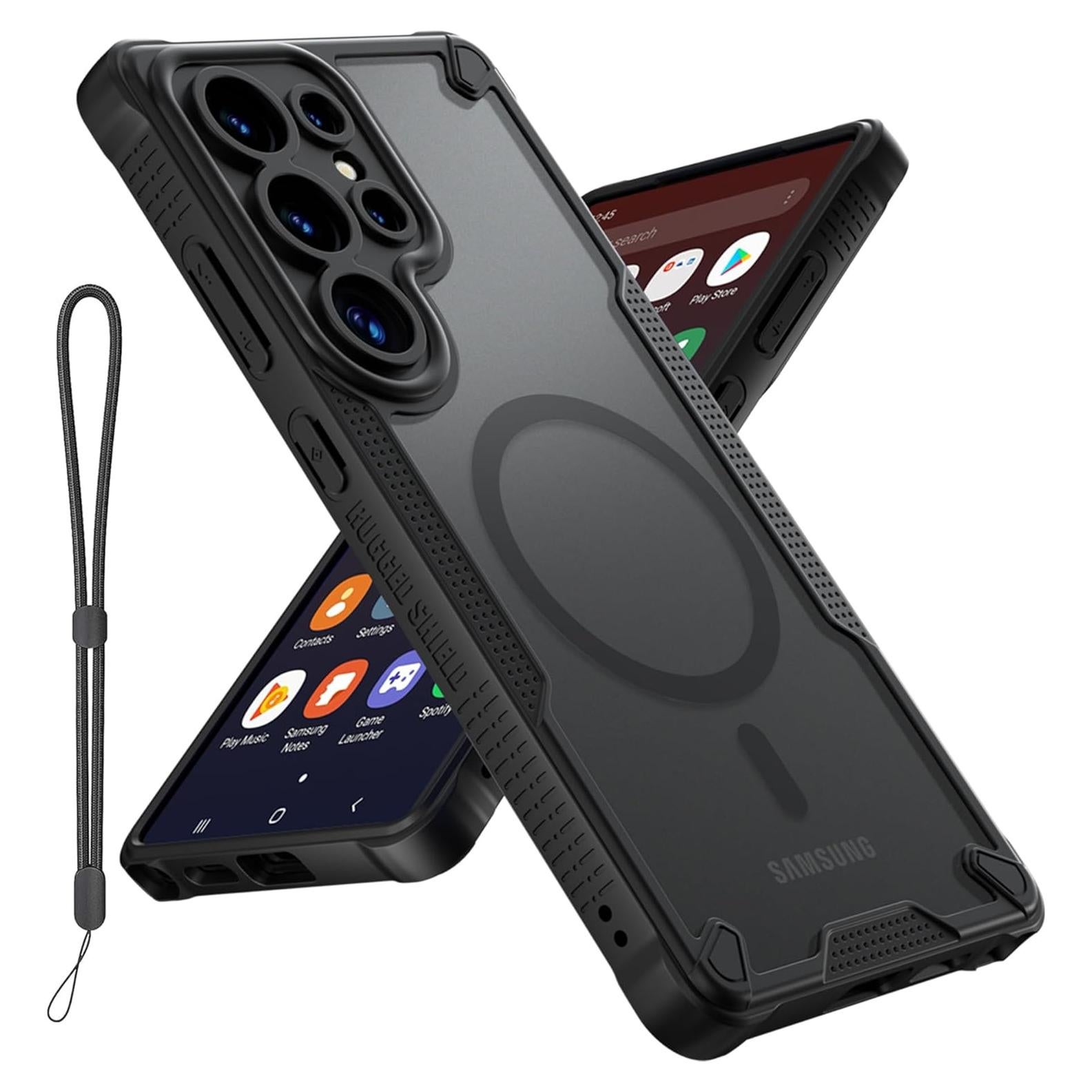 Funda protectora Samsung Galaxy S25 Ultra 5G negra Magsafe