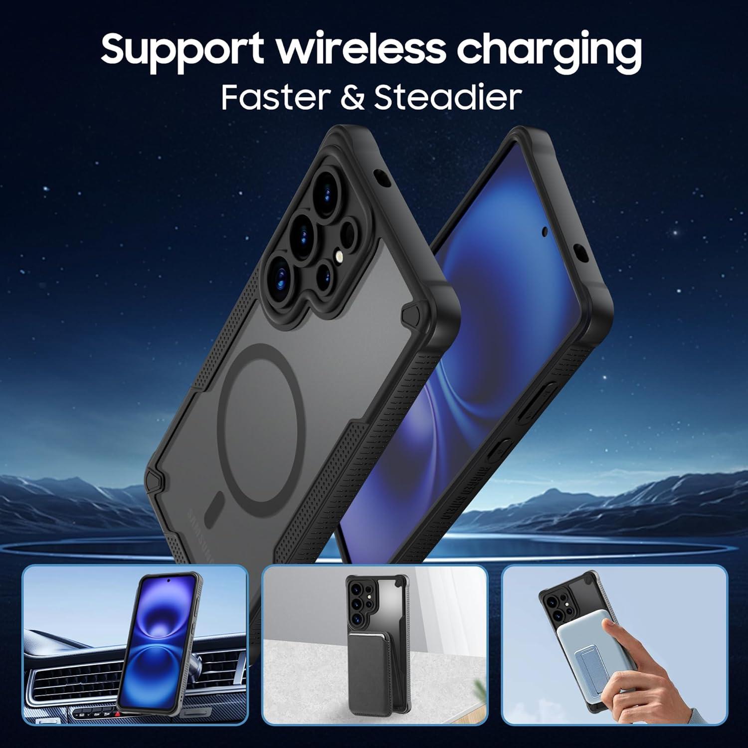 Funda protectora Samsung Galaxy S25 Ultra 5G negra Magsafe