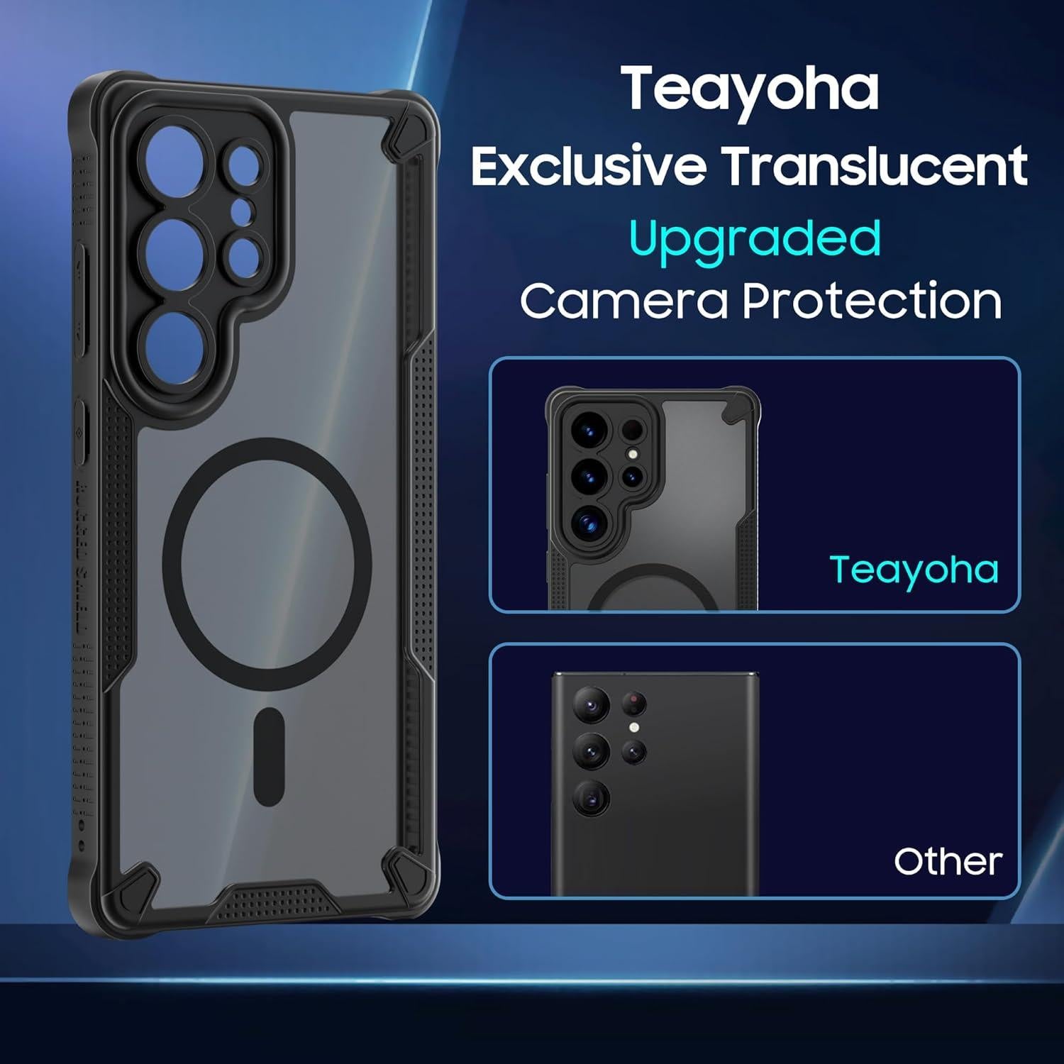 Funda protectora Samsung Galaxy S25 Ultra 5G negra Magsafe