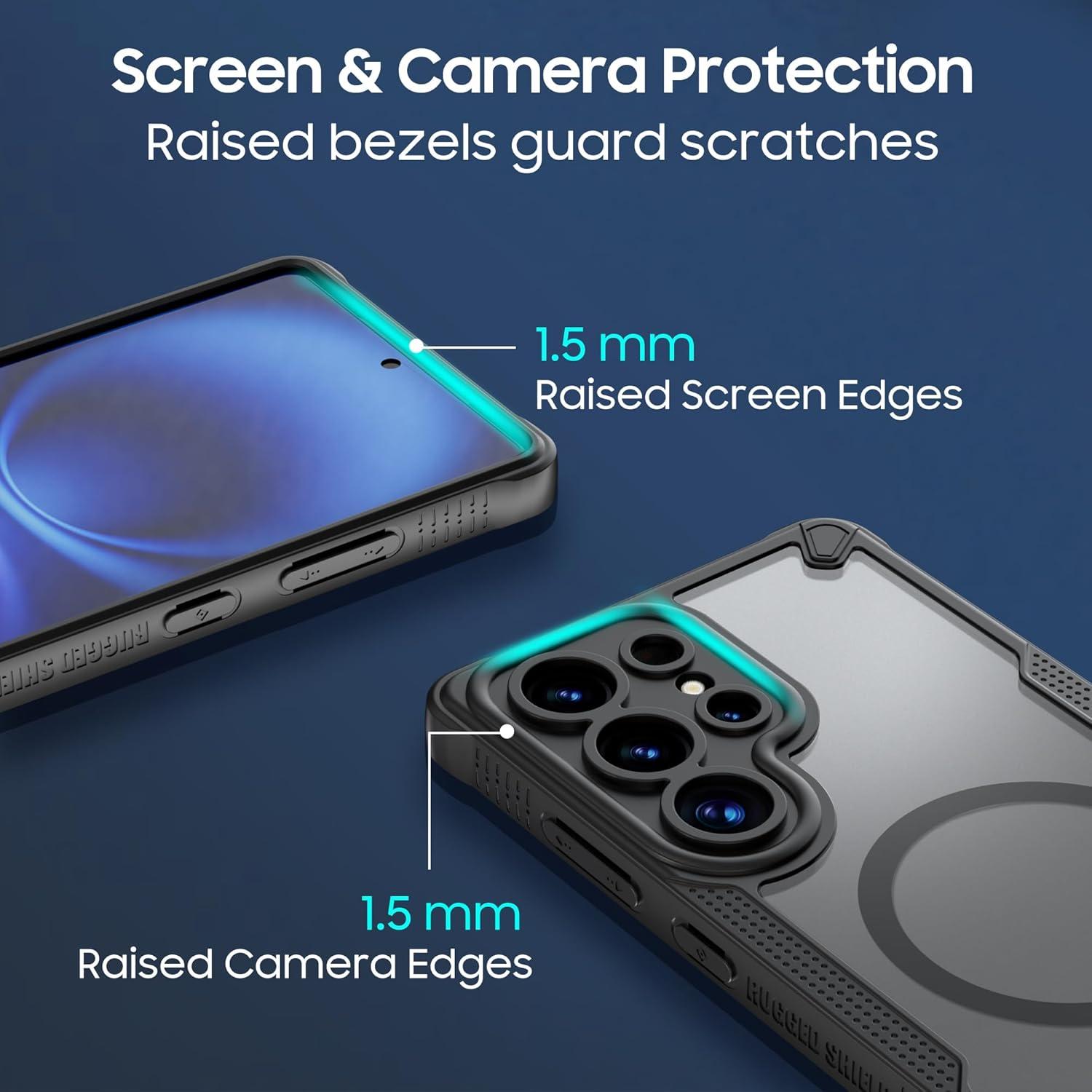 Funda protectora Samsung Galaxy S25 Ultra 5G negra Magsafe