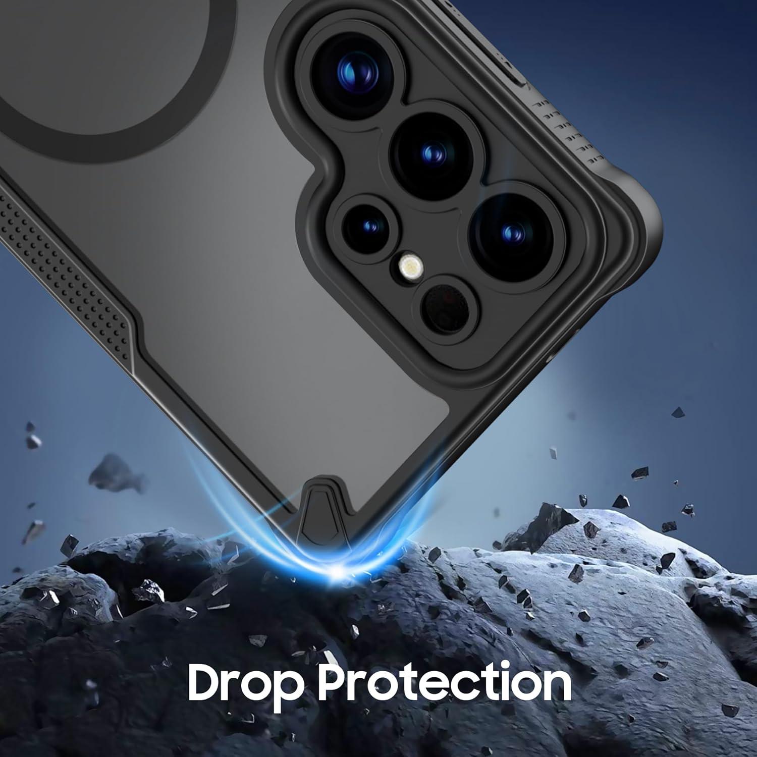 Funda protectora Samsung Galaxy S25 Ultra 5G negra Magsafe