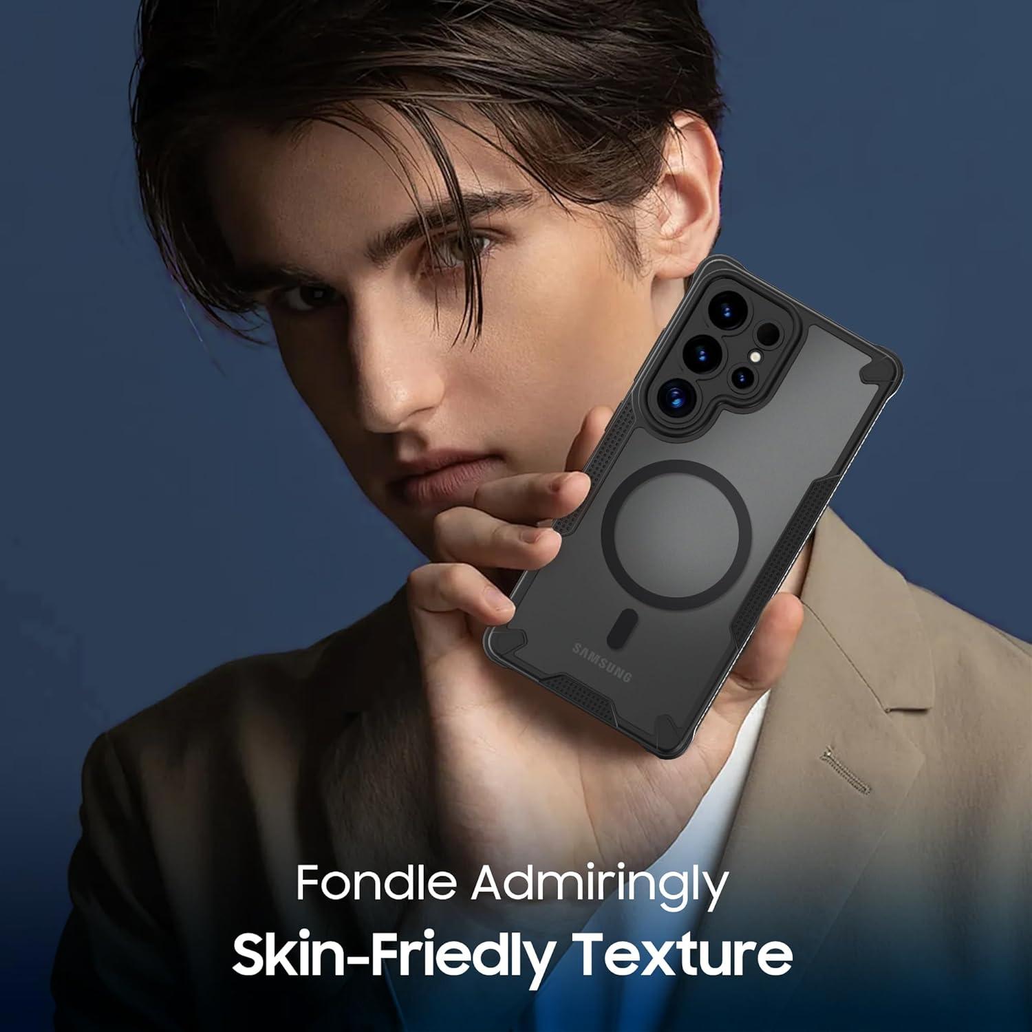 Funda protectora Samsung Galaxy S25 Ultra 5G negra Magsafe