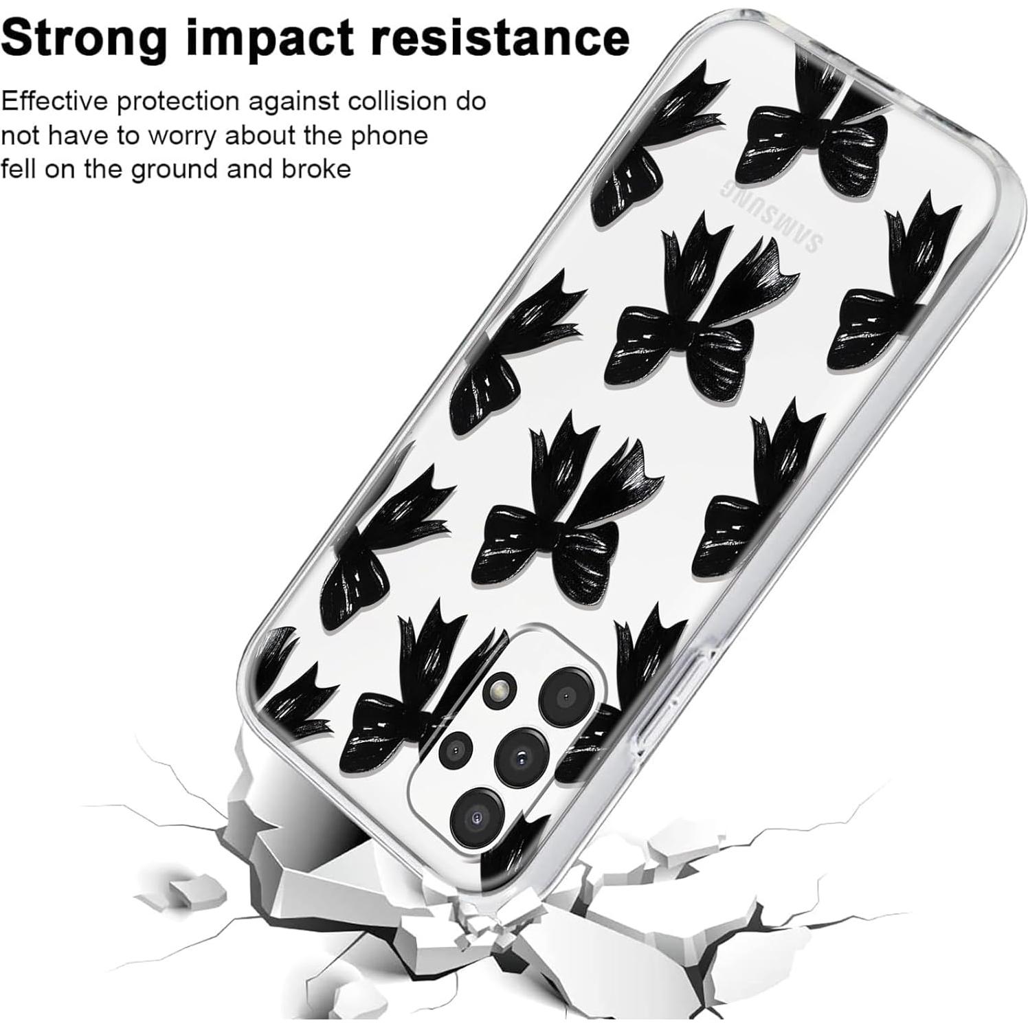 Funda de teléfono Samsung Galaxy A13 4G TPU Lazo Negro