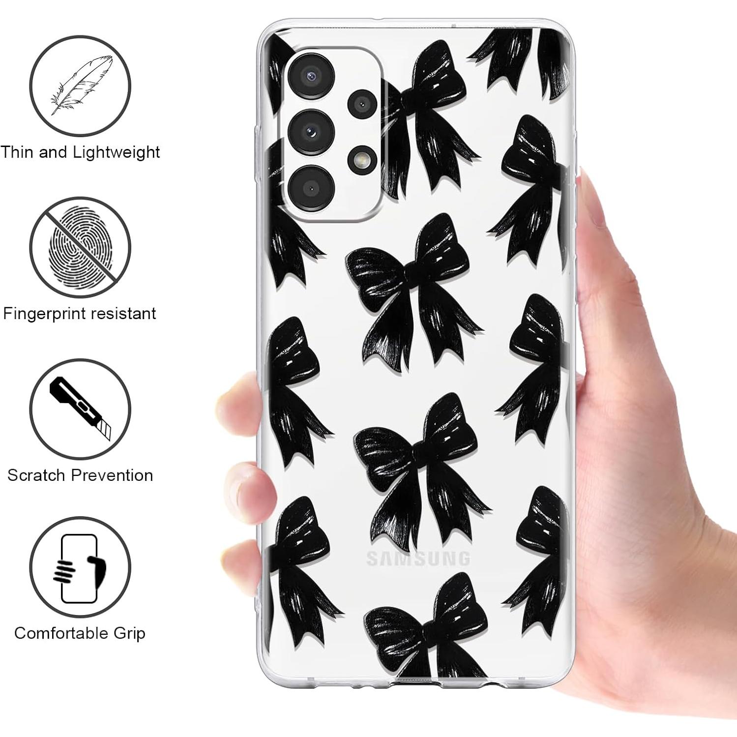 Funda de teléfono Samsung Galaxy A13 4G TPU Lazo Negro