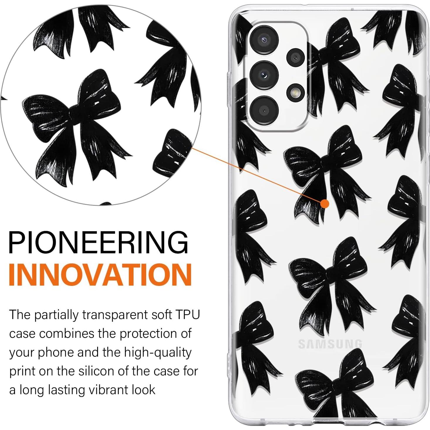 Funda de teléfono Samsung Galaxy A13 4G TPU Lazo Negro