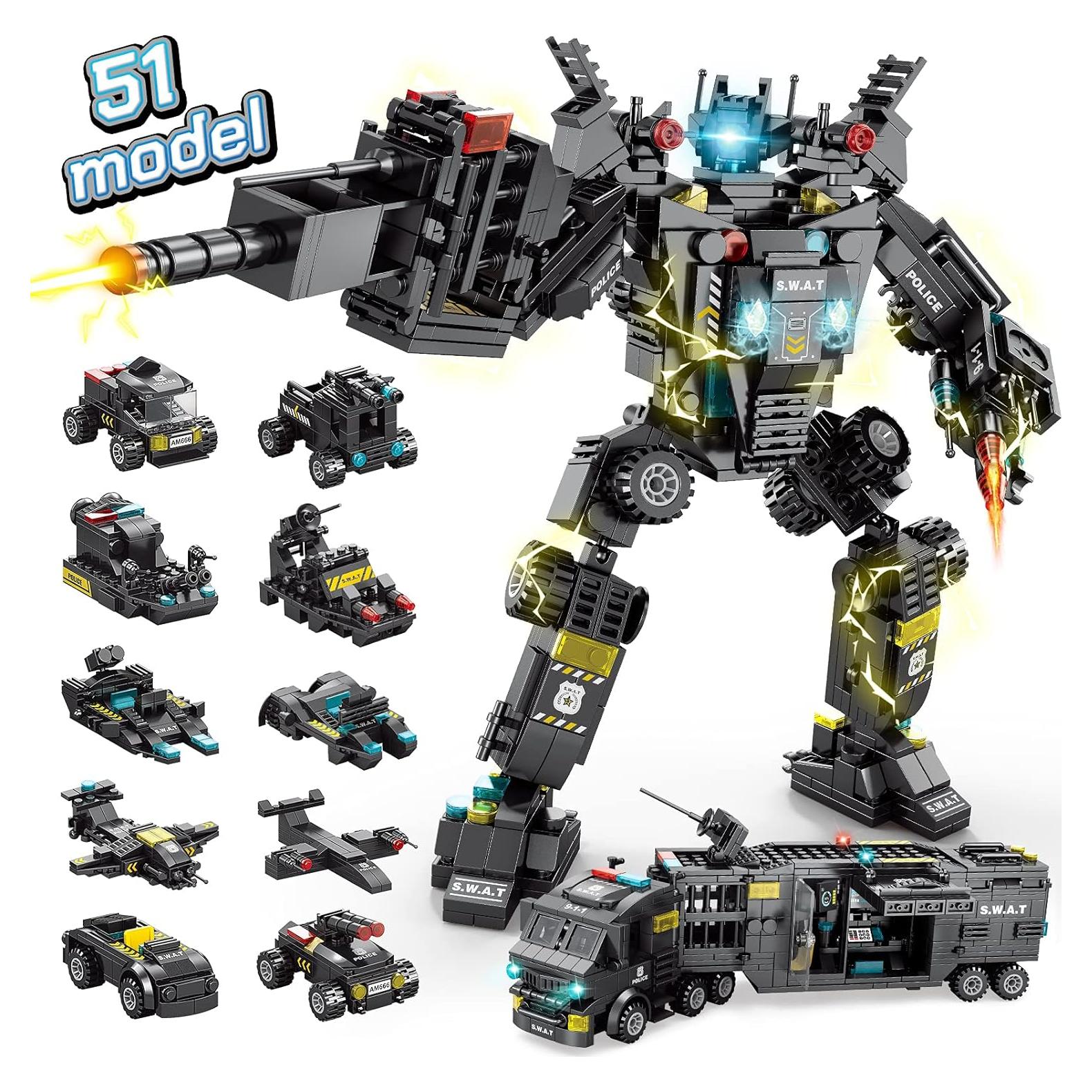 Kit de Construcción de Robots 51-en-1 HISTOYE para Niños 6+