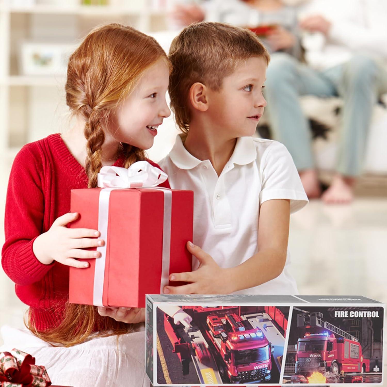 Camión de Bomberos Juguete FEIDAMA con Luz y Sonido