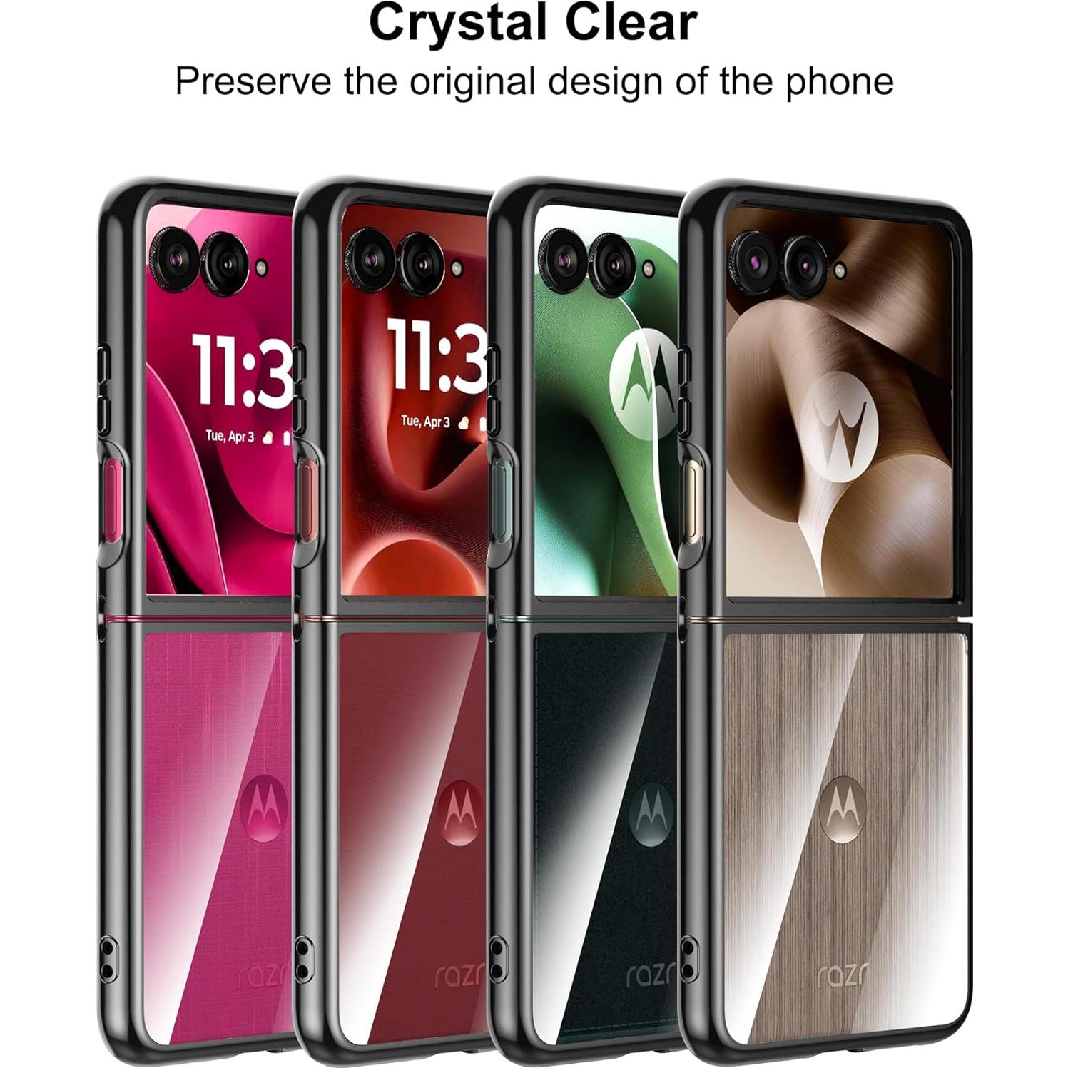 Funda Dura Transparente para Motorola Razr Ultra 2025 - TPU