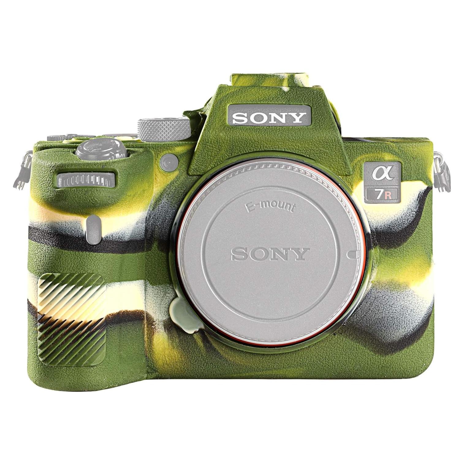 Funda de Silicona STSEETOP para Cámara Sony A7RIV A7R4 Verde Militar