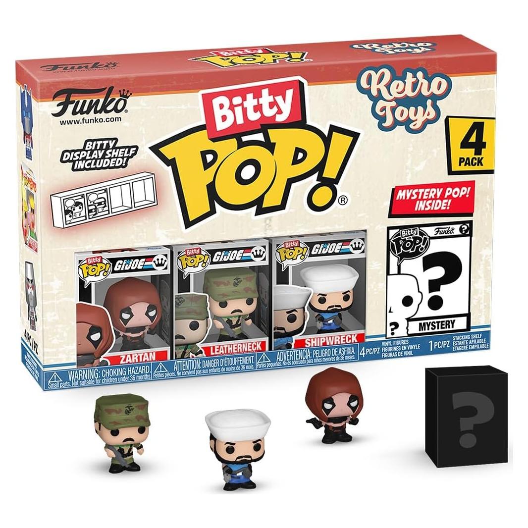Funko Bitty POP Juguetes Retro - Paquete de 4 Figuras 2.2 cm