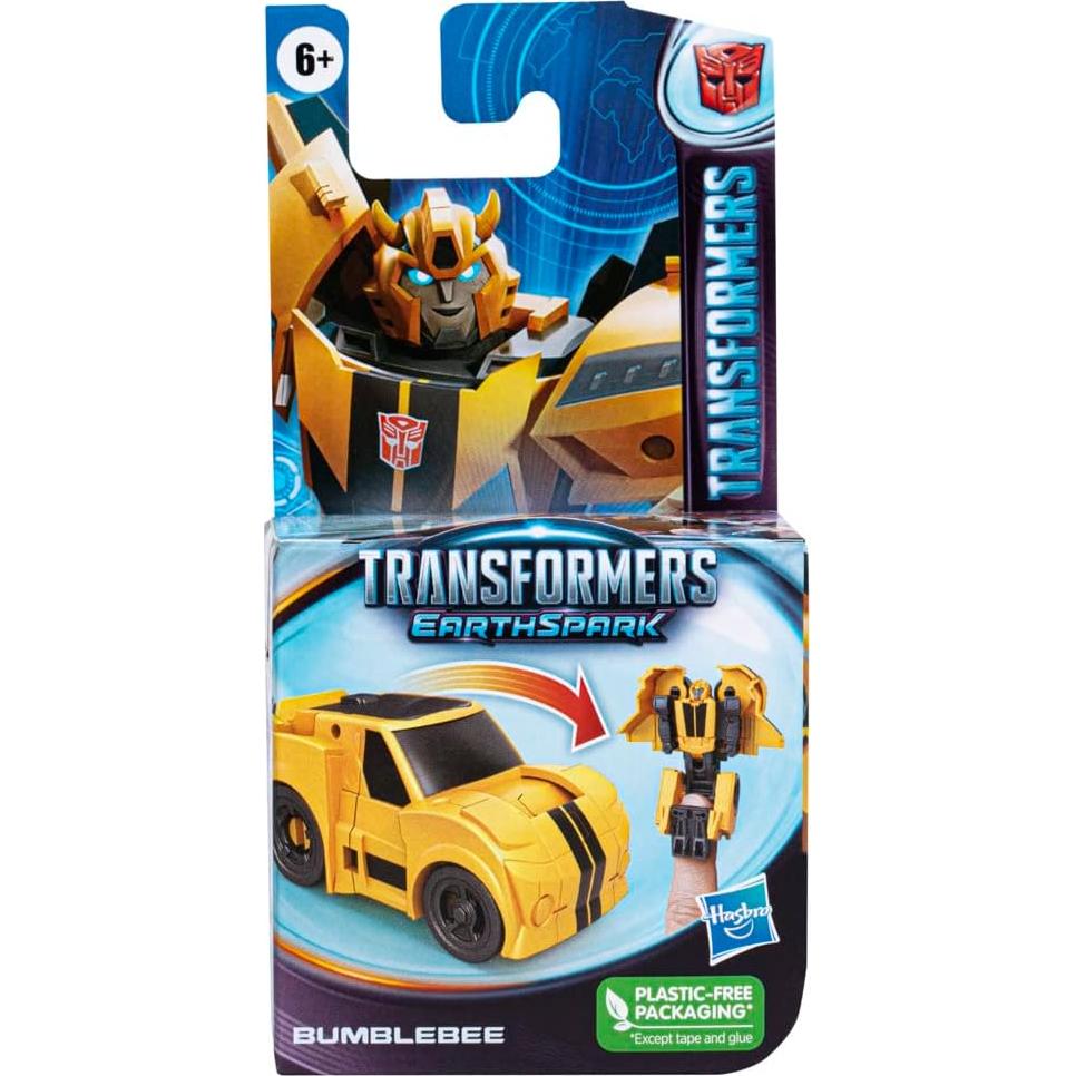 Figura Transformers EarthSpark Bumblebee 6cm Juguete Convertible