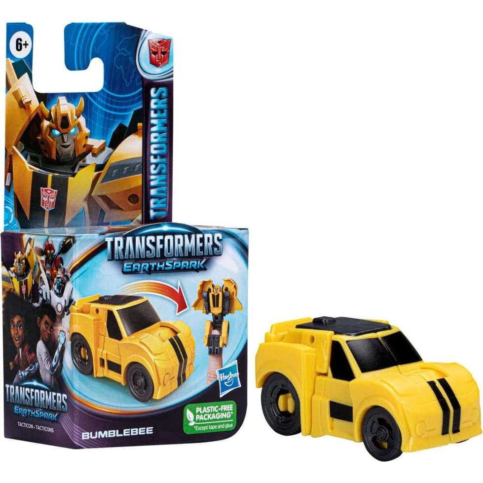 Figura Transformers EarthSpark Bumblebee 6cm Juguete Convertible