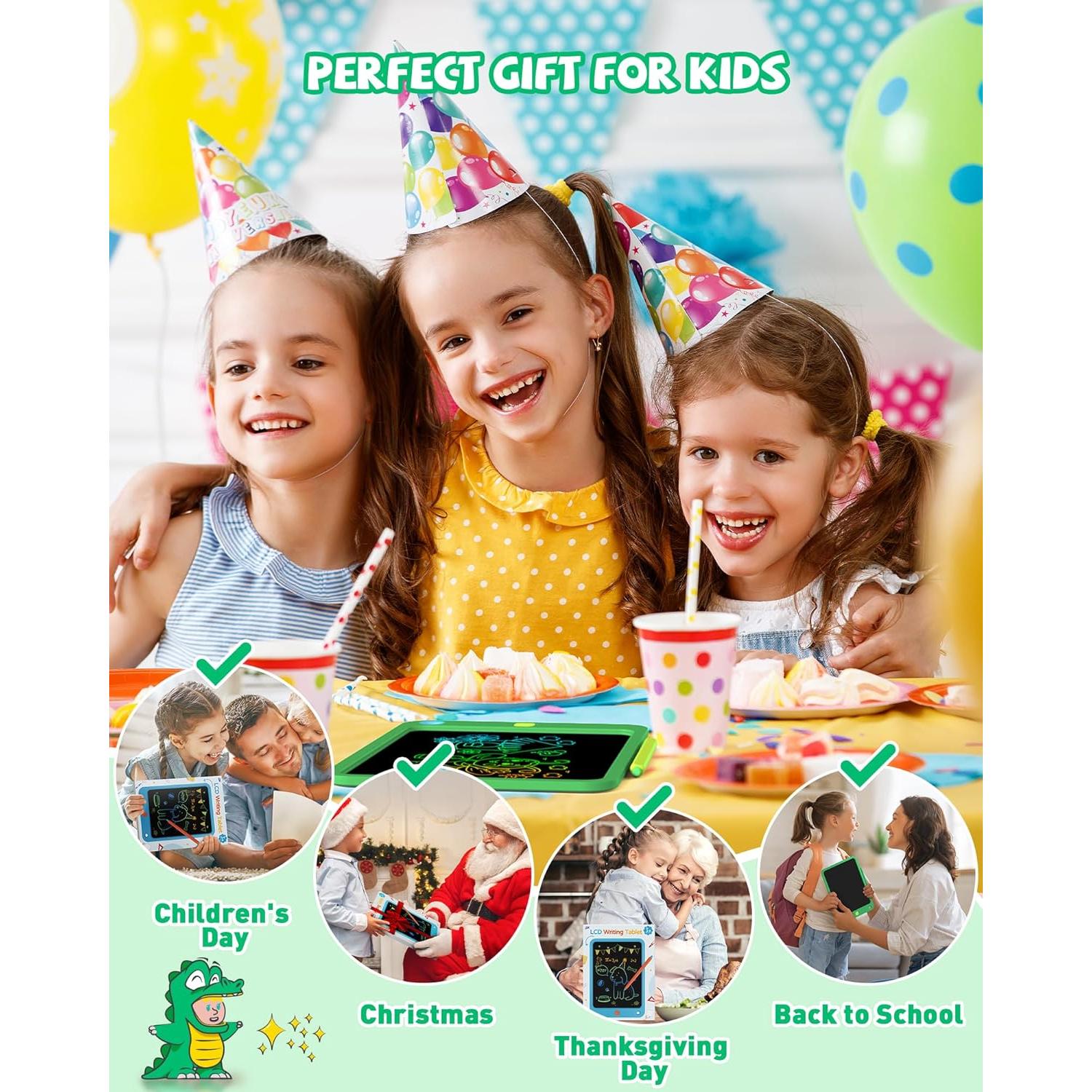 Tableta de Escritura LCD KOKODI 10" Verde para Niños