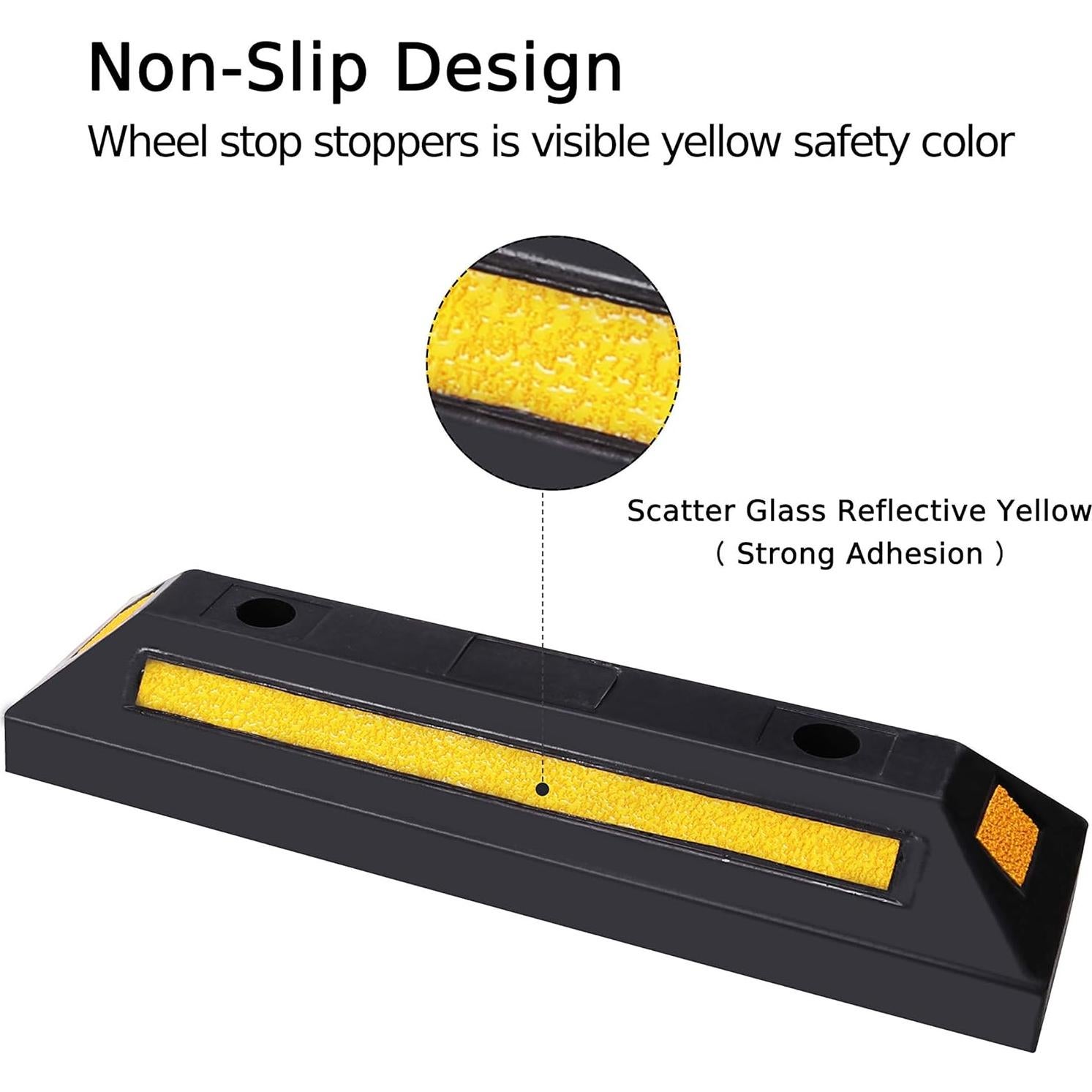 2 Paquete Detenedores de Ruedas Goma Alta Resistencia F COME