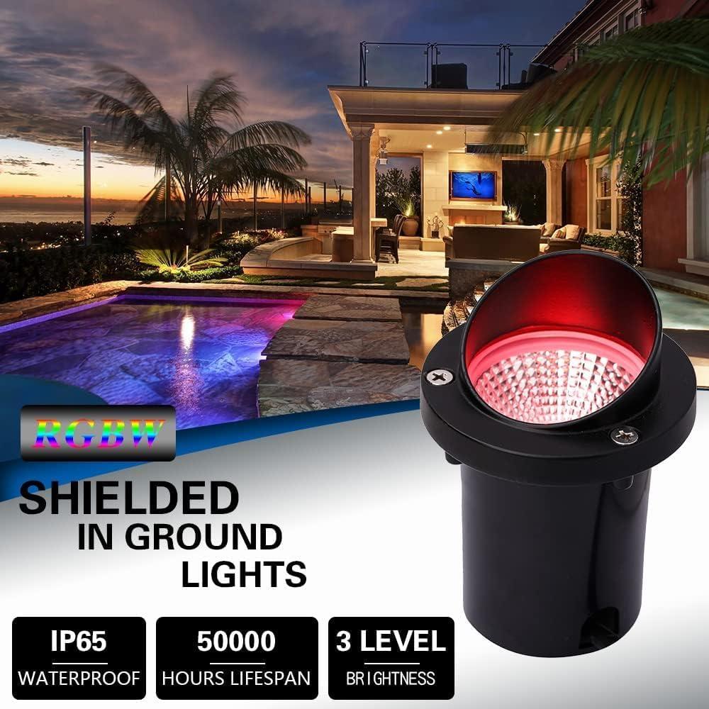 Luces de Jardín EAGLOD RGB 10W Impermeables 4 Paquete