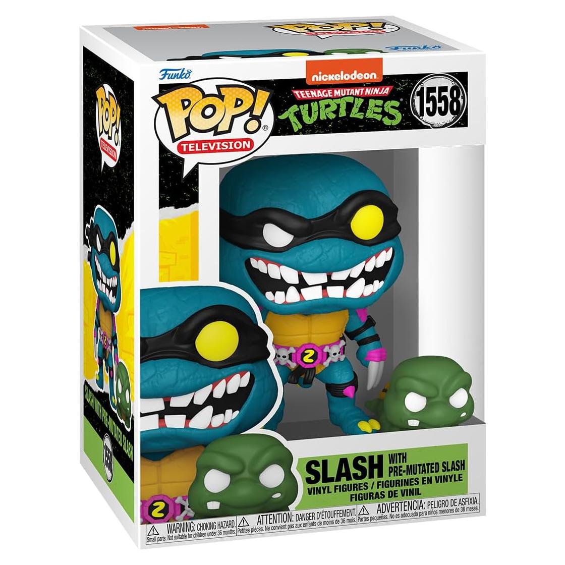 Funko Pop! Tortugas Ninja Slash y Turtle Slash - Figura Vinilo 9.5 cm