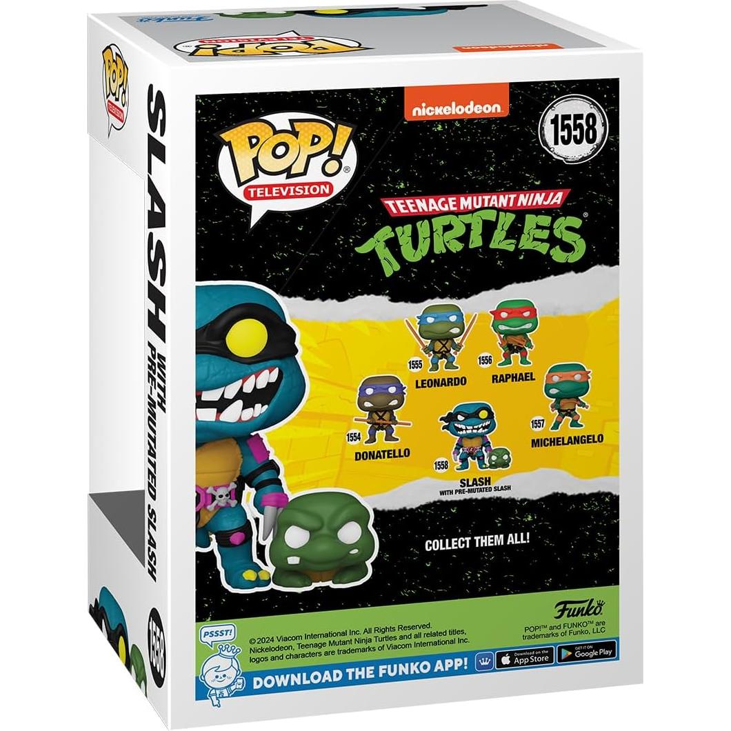 Funko Pop! Tortugas Ninja Slash y Turtle Slash - Figura Vinilo 9.5 cm