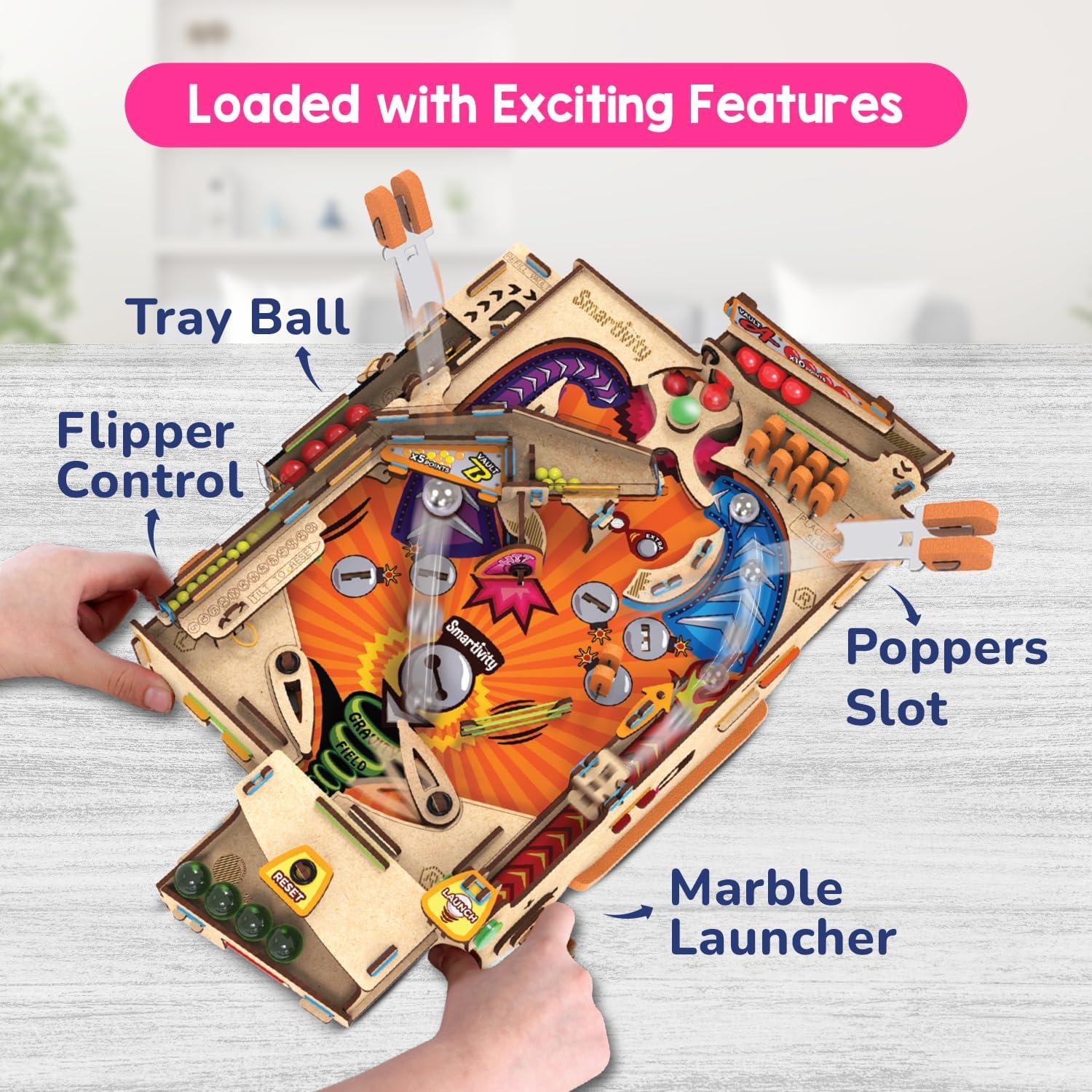 Juguete de Máquina de Pinball DIY Smartivity para 8 a 14 Años