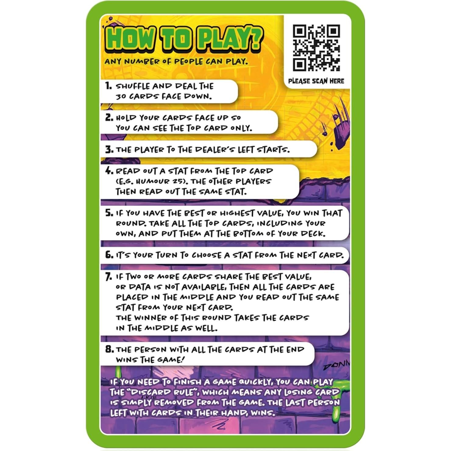 Juego de Cartas Top Trumps Tortugas Ninja - 2+ Jugadores - 6+ Años