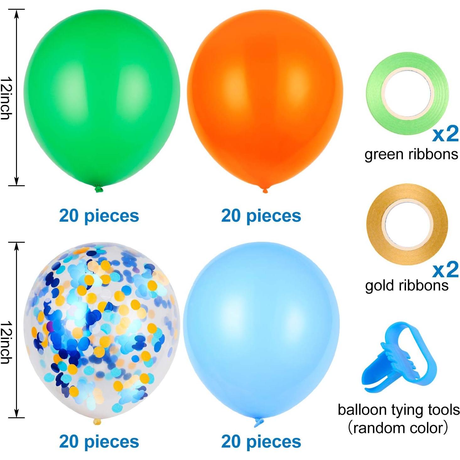 Globos de látex JOYYPOP para fiesta dinosaurio 80 piezas