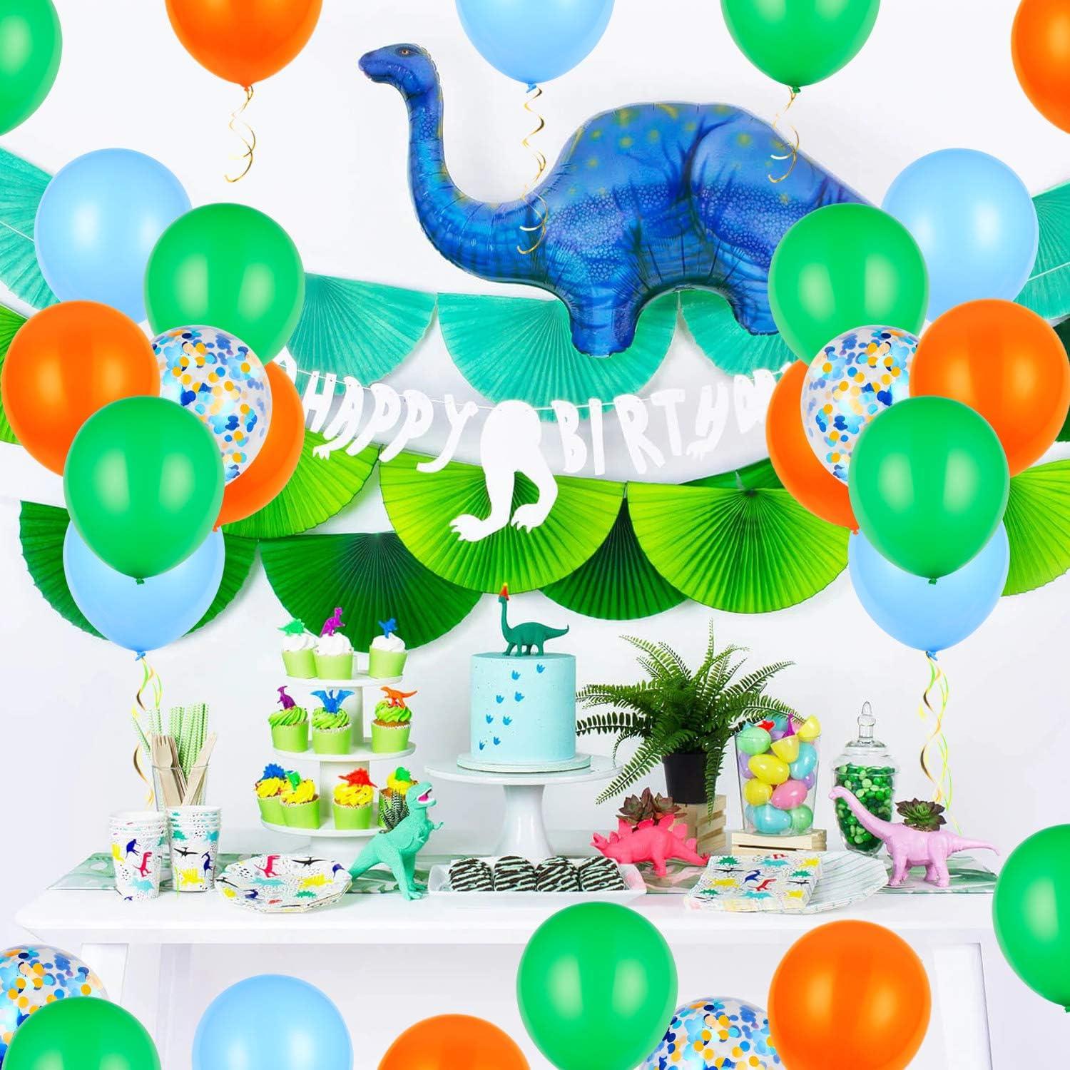 Globos de látex JOYYPOP para fiesta dinosaurio 80 piezas
