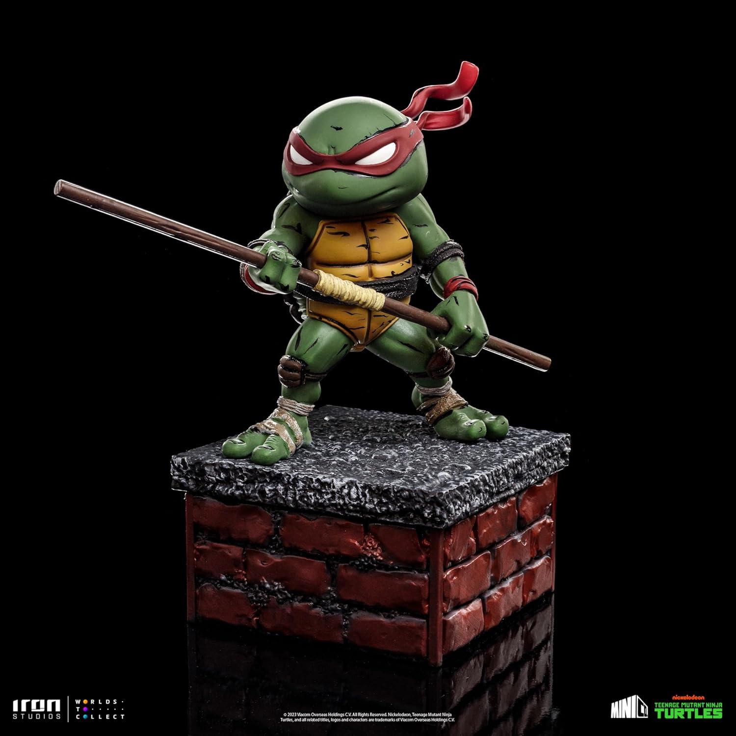 Figura Donatello Tortugas Ninja Iron Studios 18 cm Exclusiva