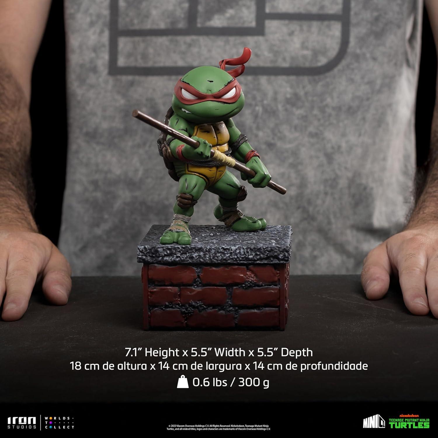 Figura Donatello Tortugas Ninja Iron Studios 18 cm Exclusiva