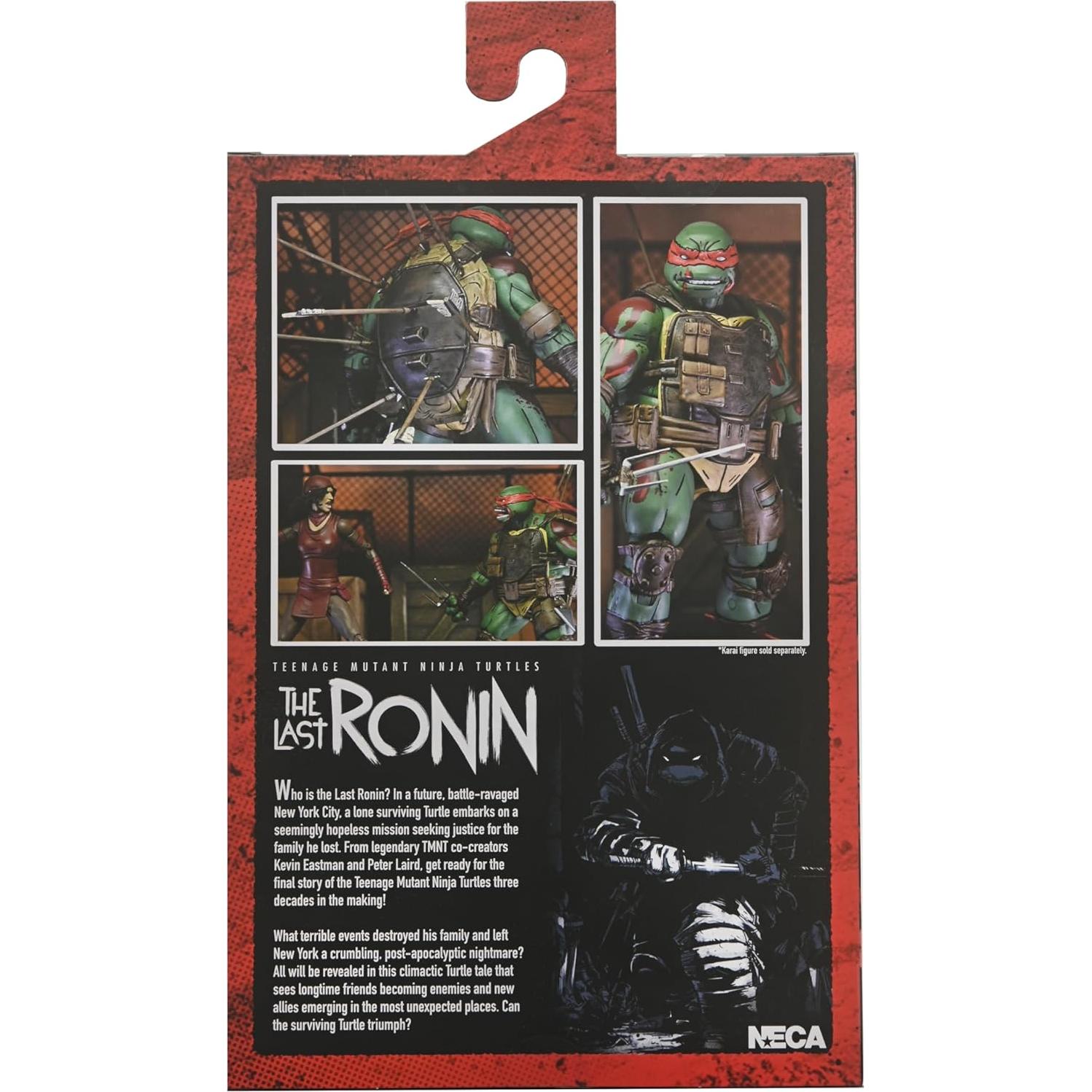 Figura de Acción NECA Tortugas Ninja Raphael 1:7 Daños de Batalla