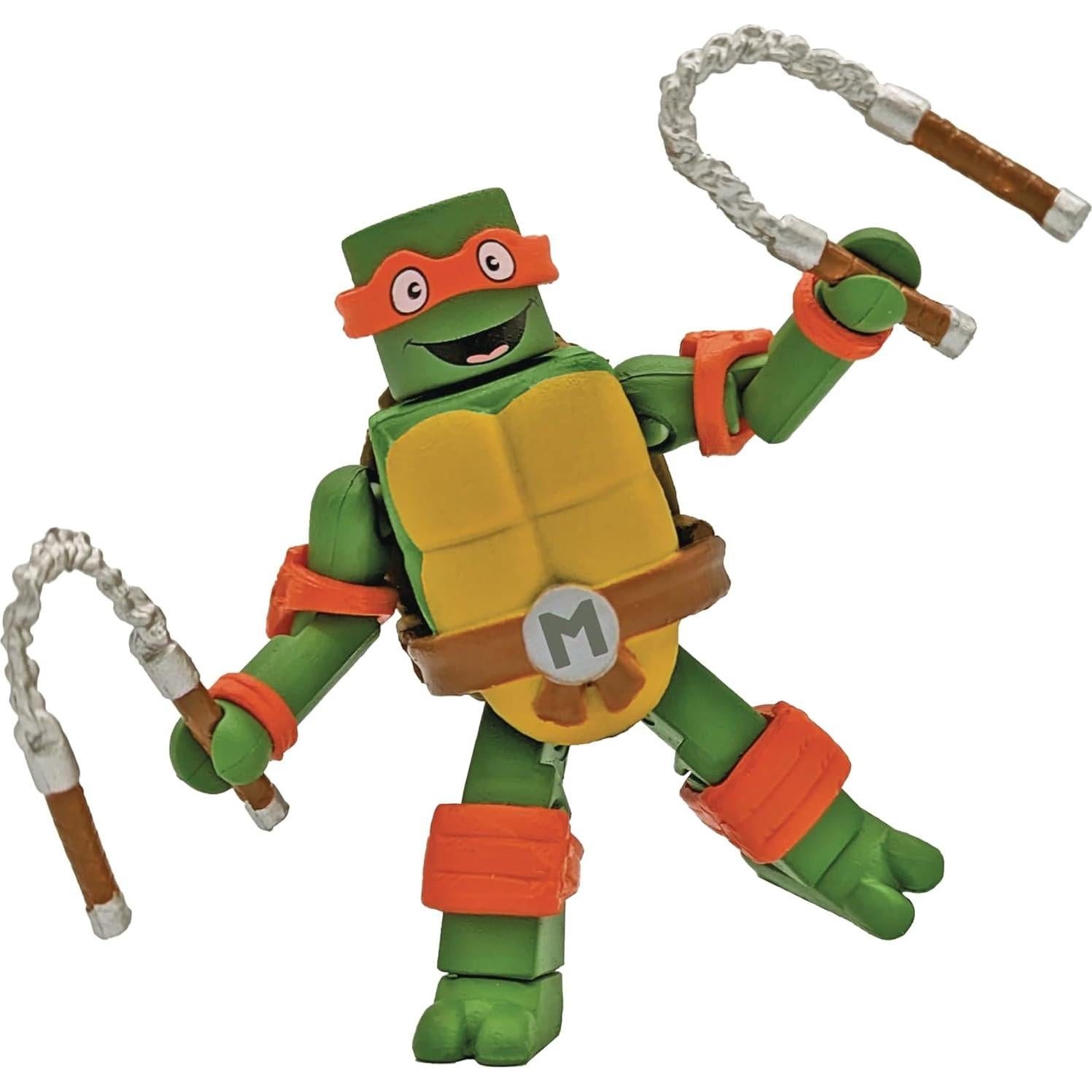 Conjunto Deluxe Tortugas Ninja Minimates Diamond Select 5 Figuras