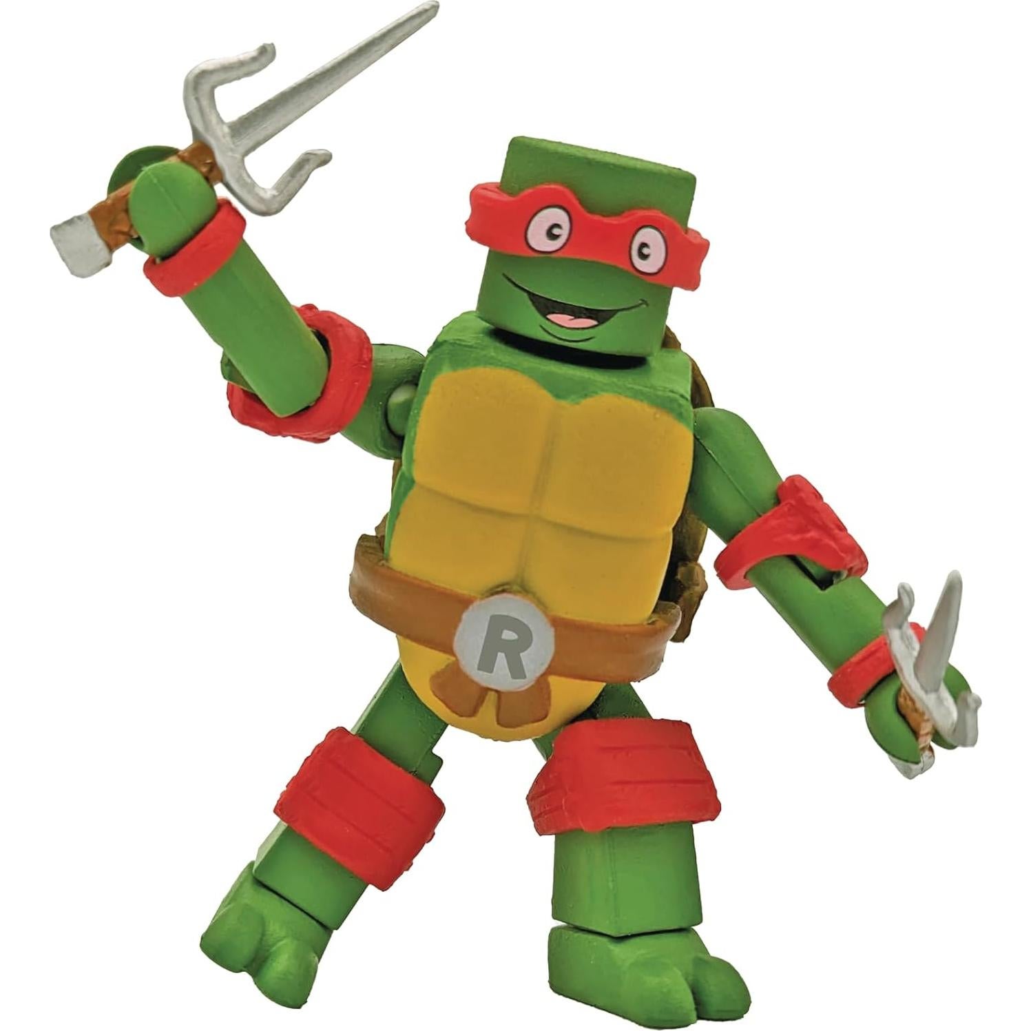 Conjunto Deluxe Tortugas Ninja Minimates Diamond Select 5 Figuras