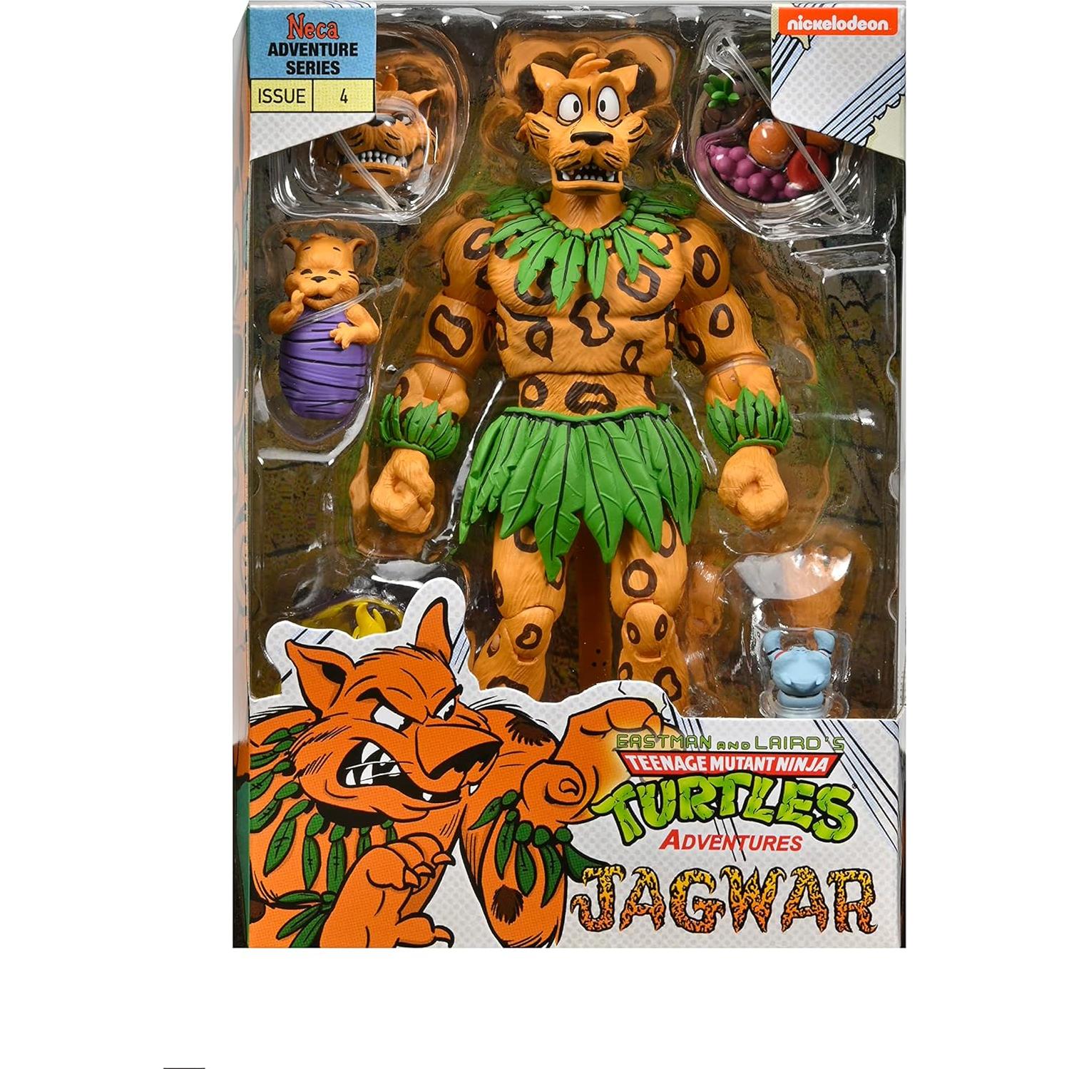 Figura de Acción NECA Jagwar 18 cm - Tortugas Ninja